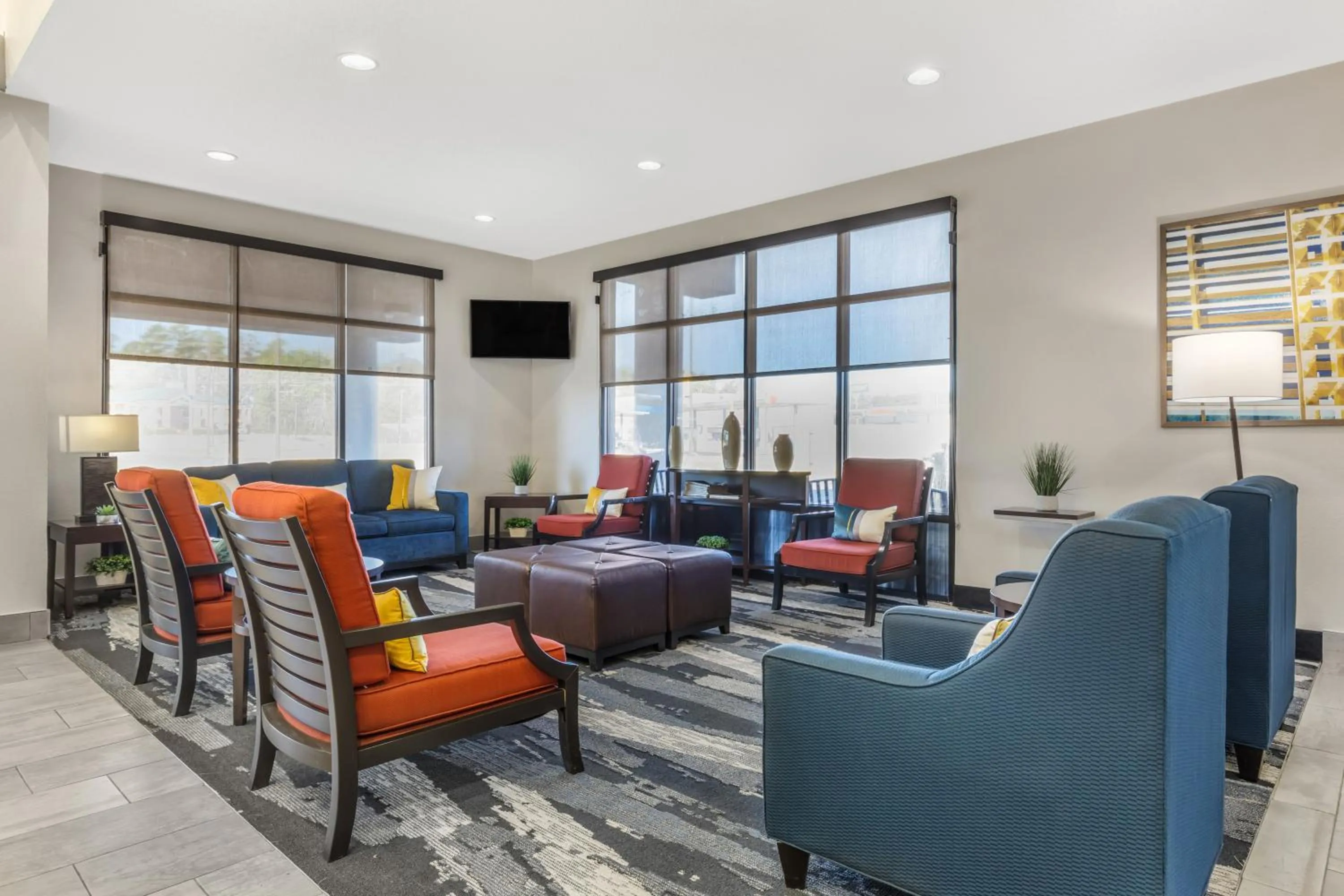 Lobby or reception in Comfort Suites Nacogdoches