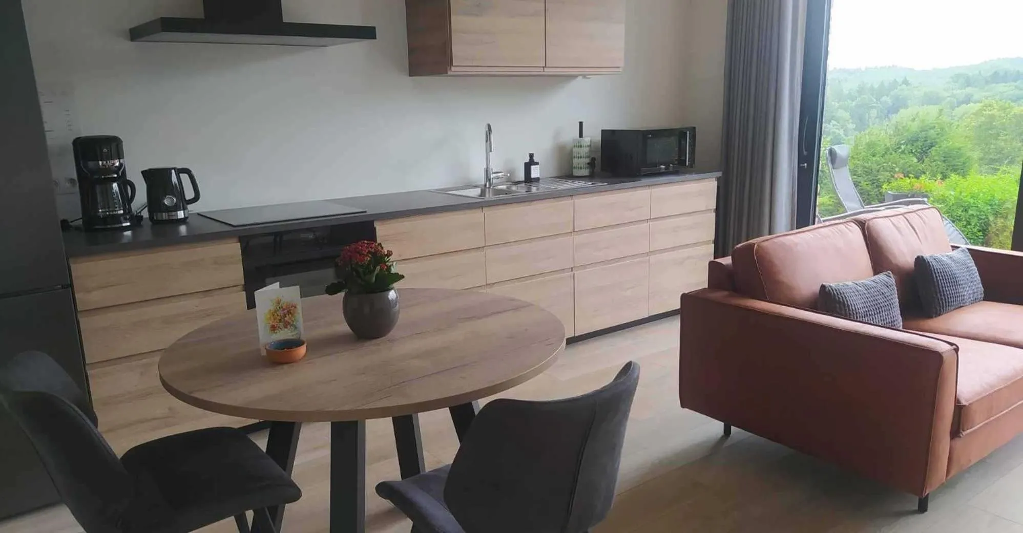 Kitchen or kitchenette in B&B Plattestien