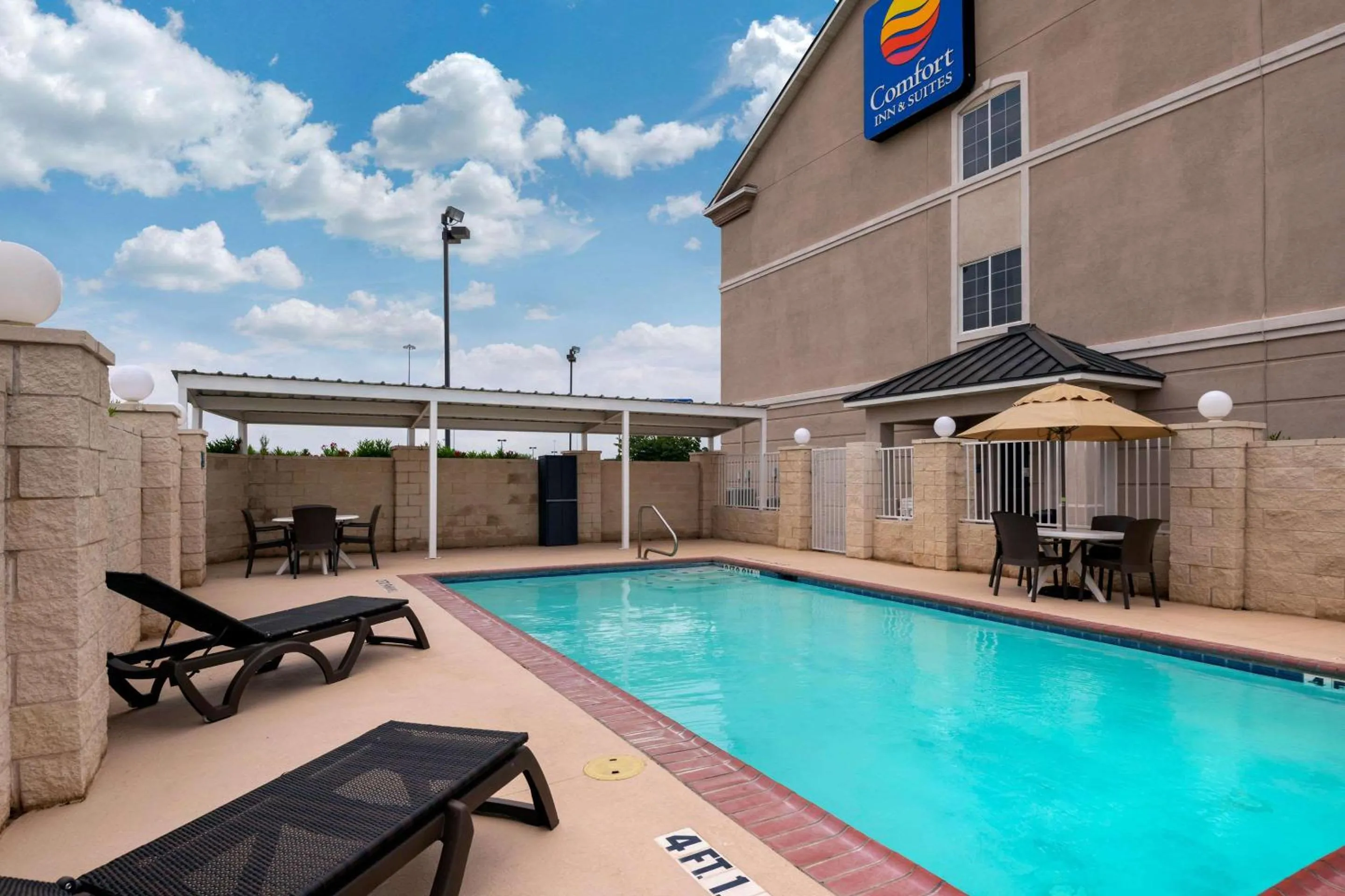 Pool view in Comfort Inn & Suites, Odessa I-20