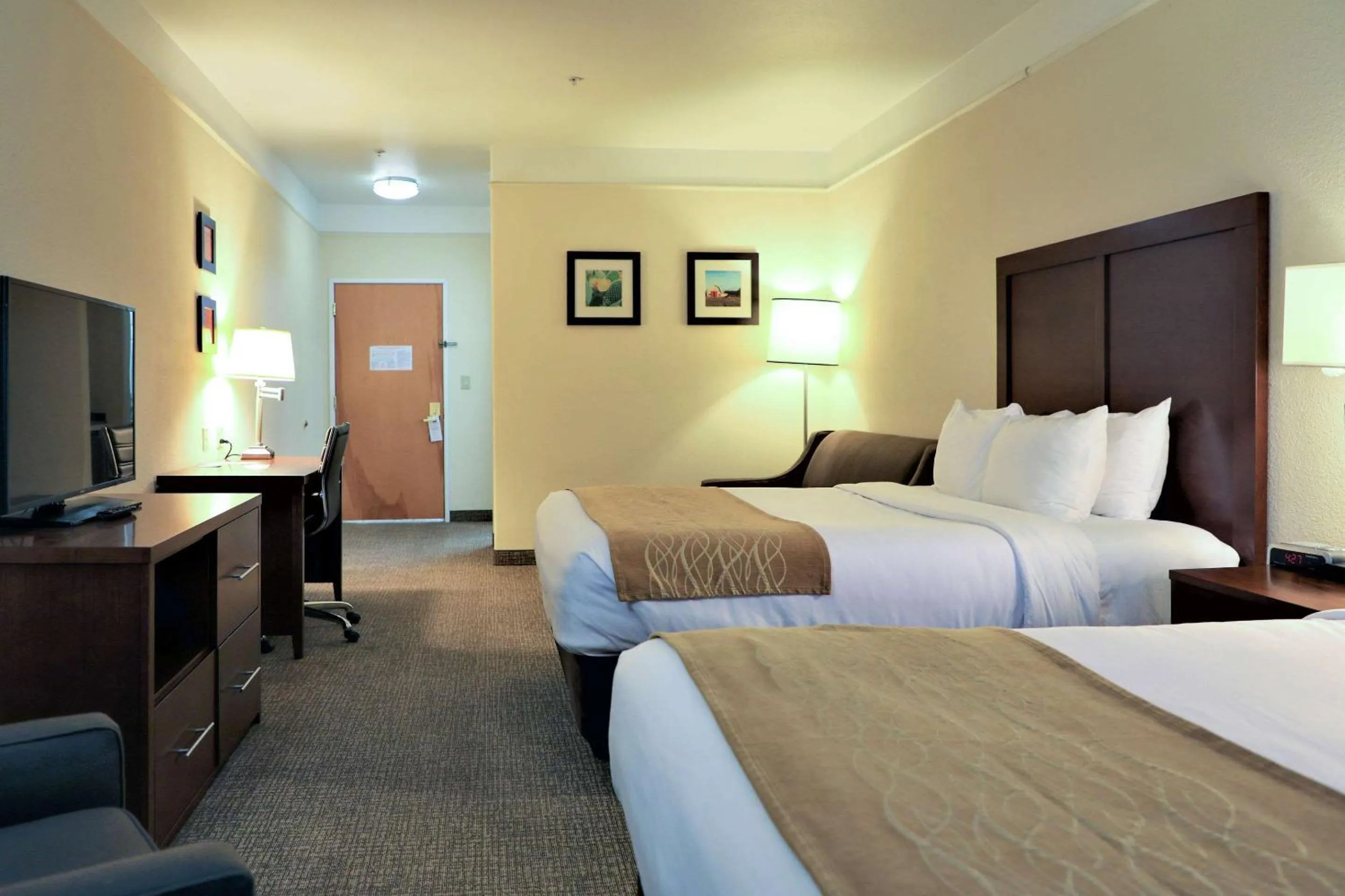 TV and multimedia, Bed in Comfort Inn & Suites, Odessa I-20