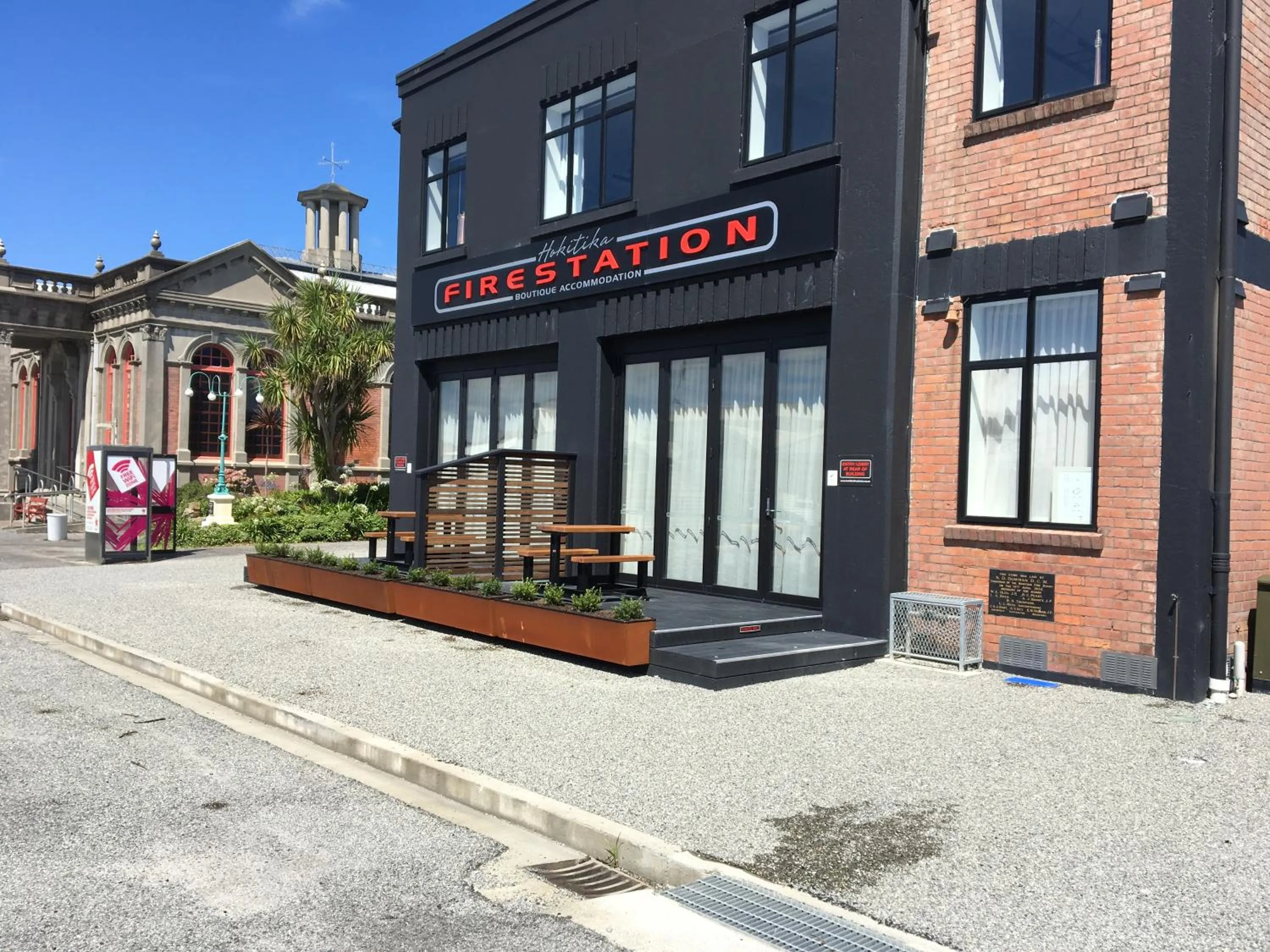 Facade/entrance in Hokitika Fire Station Boutique Accommodation