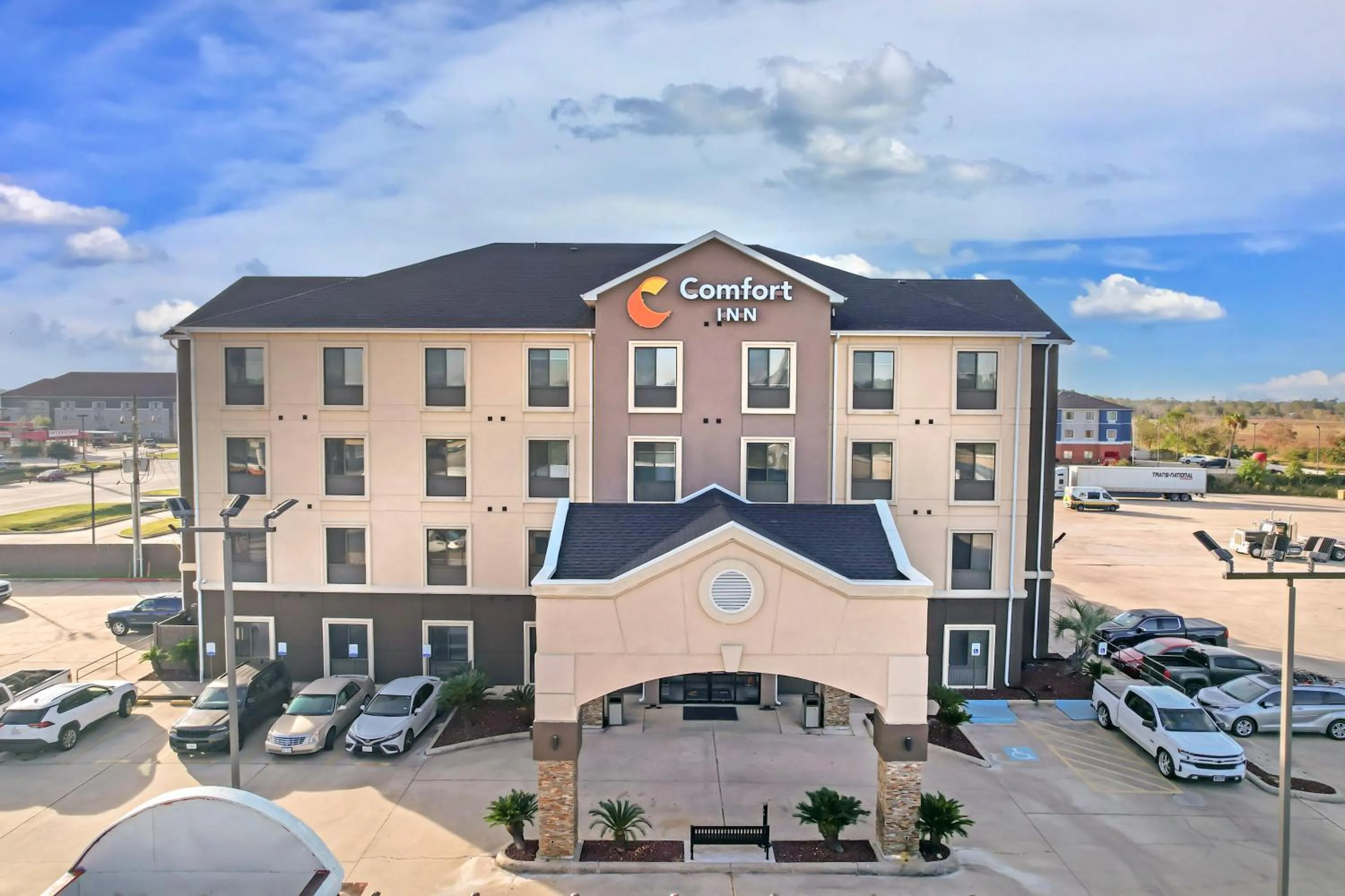 Property building in Comfort Inn by Choice Hotels Orange, TX