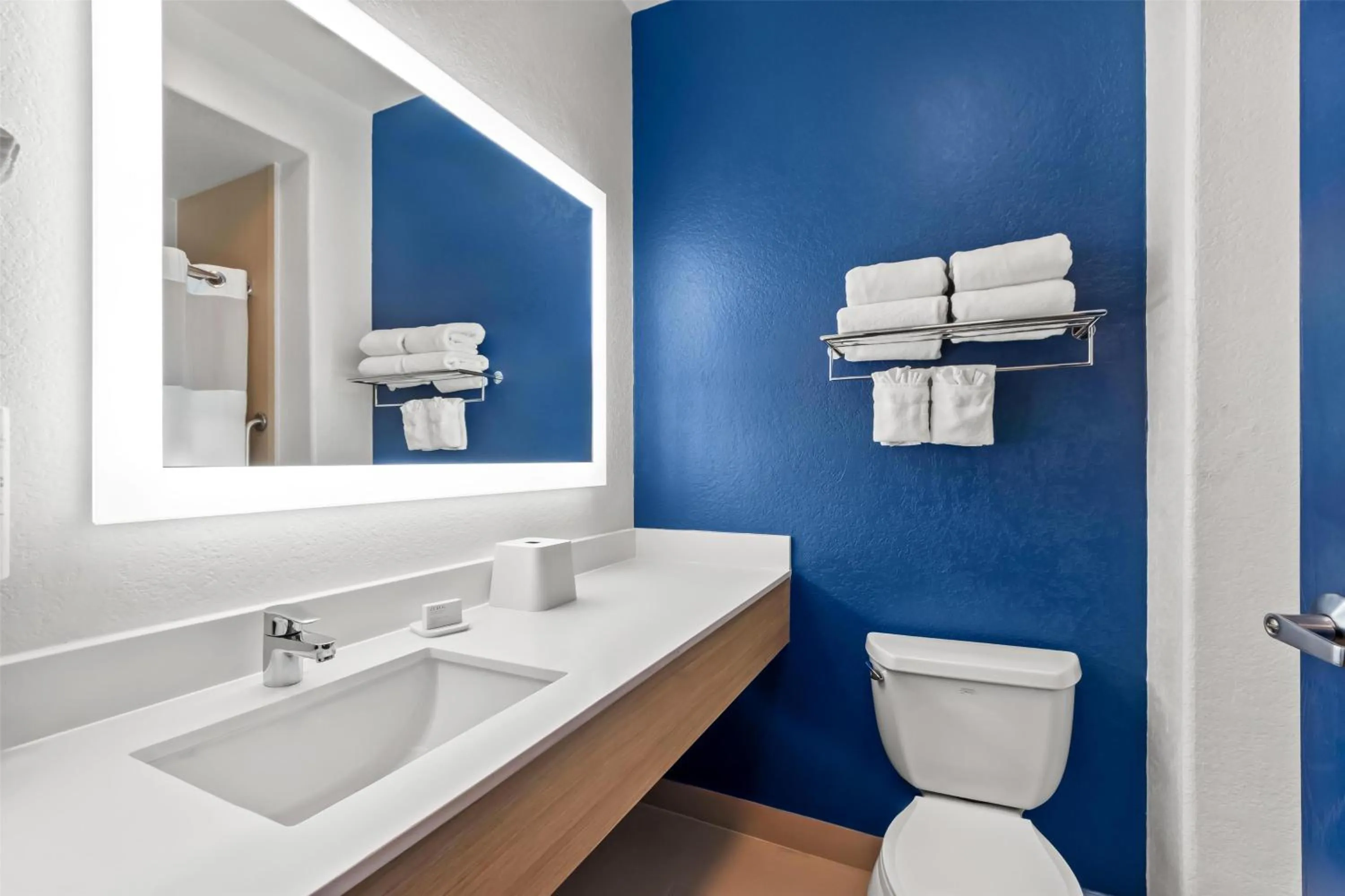 Bathroom in Spark by Hilton Selma