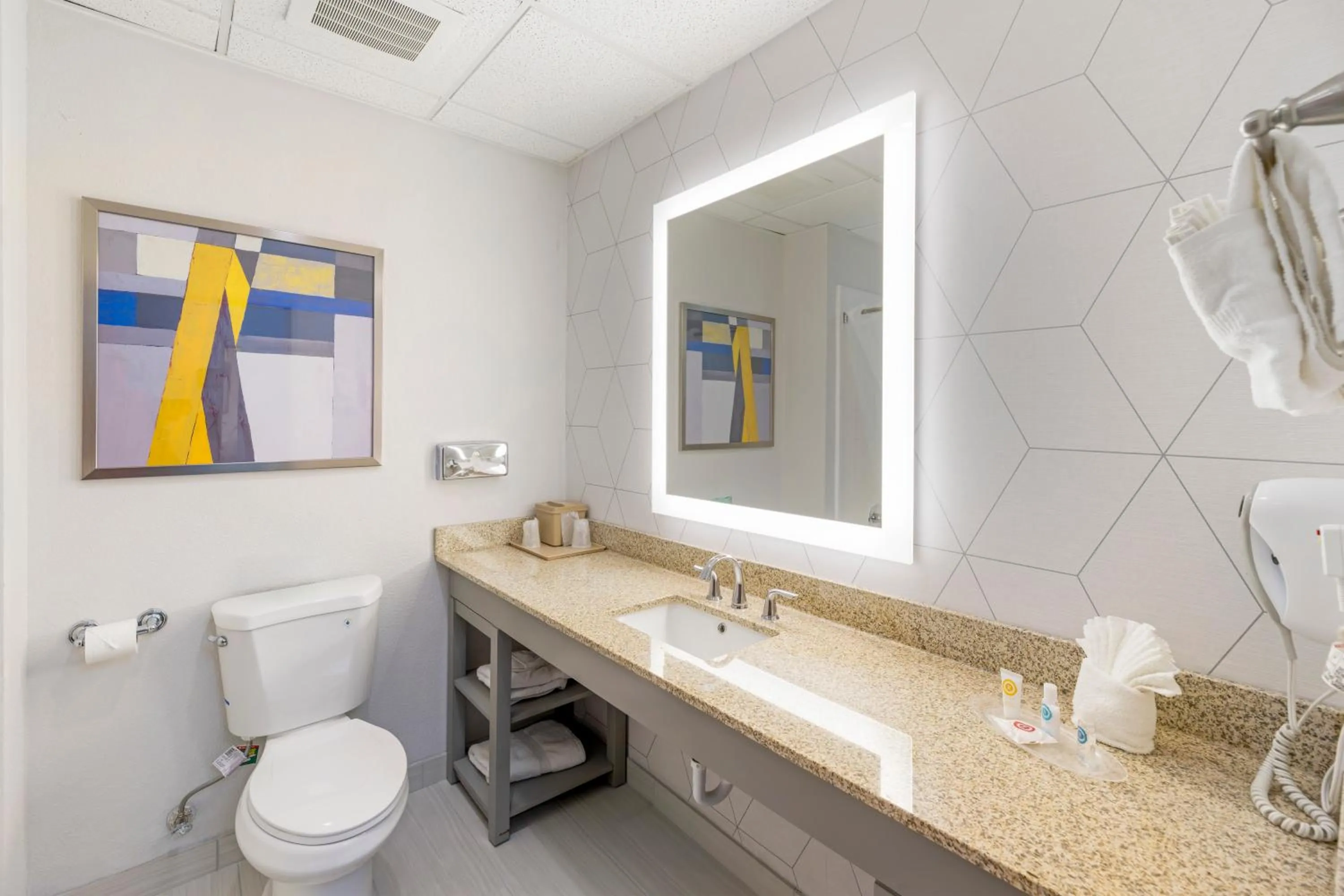 Bathroom in Comfort Suites Pecos