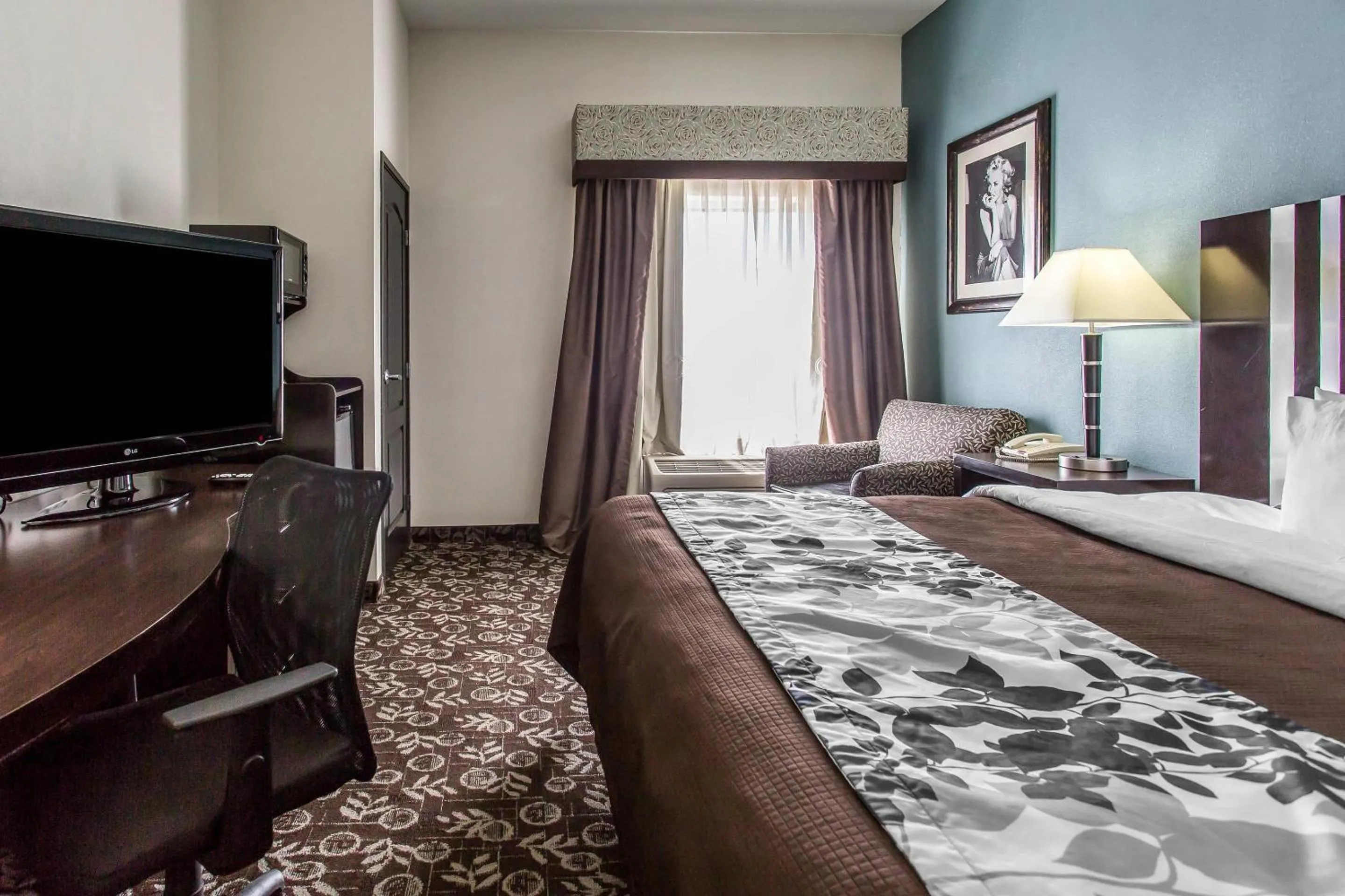 Bedroom, Bed in Sleep Inn & Suites West Medical Center