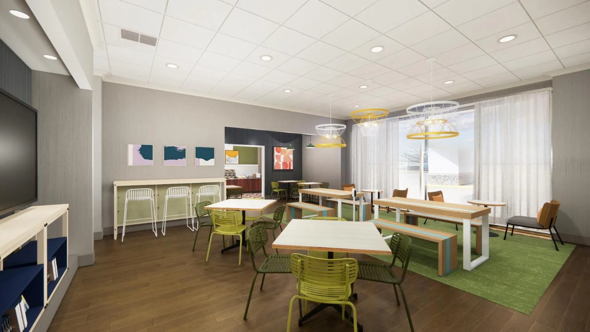 Dining area in Hawthorn Suites by Wyndham Longview