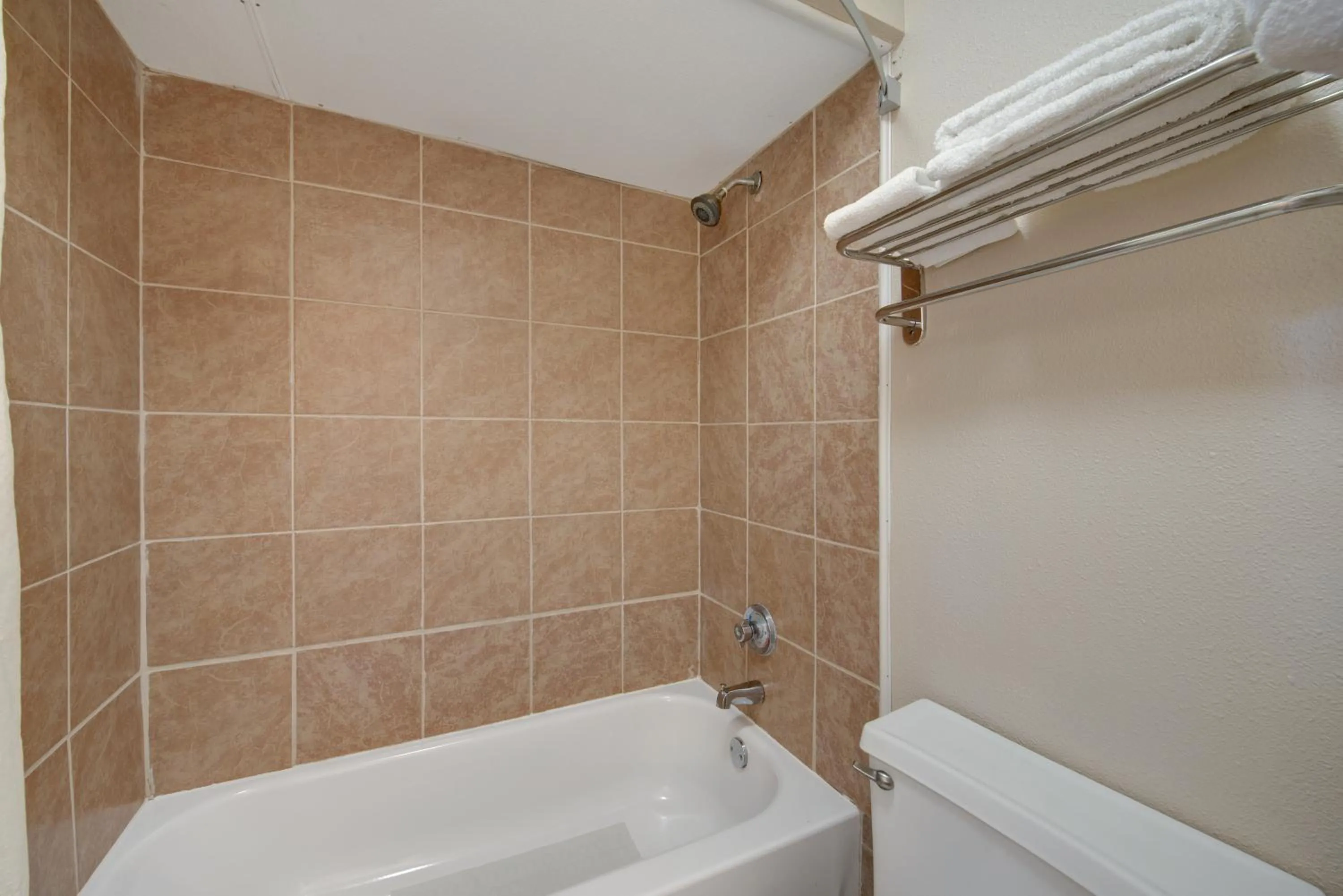 Shower in Days Inn by Wyndham College Station University Drive