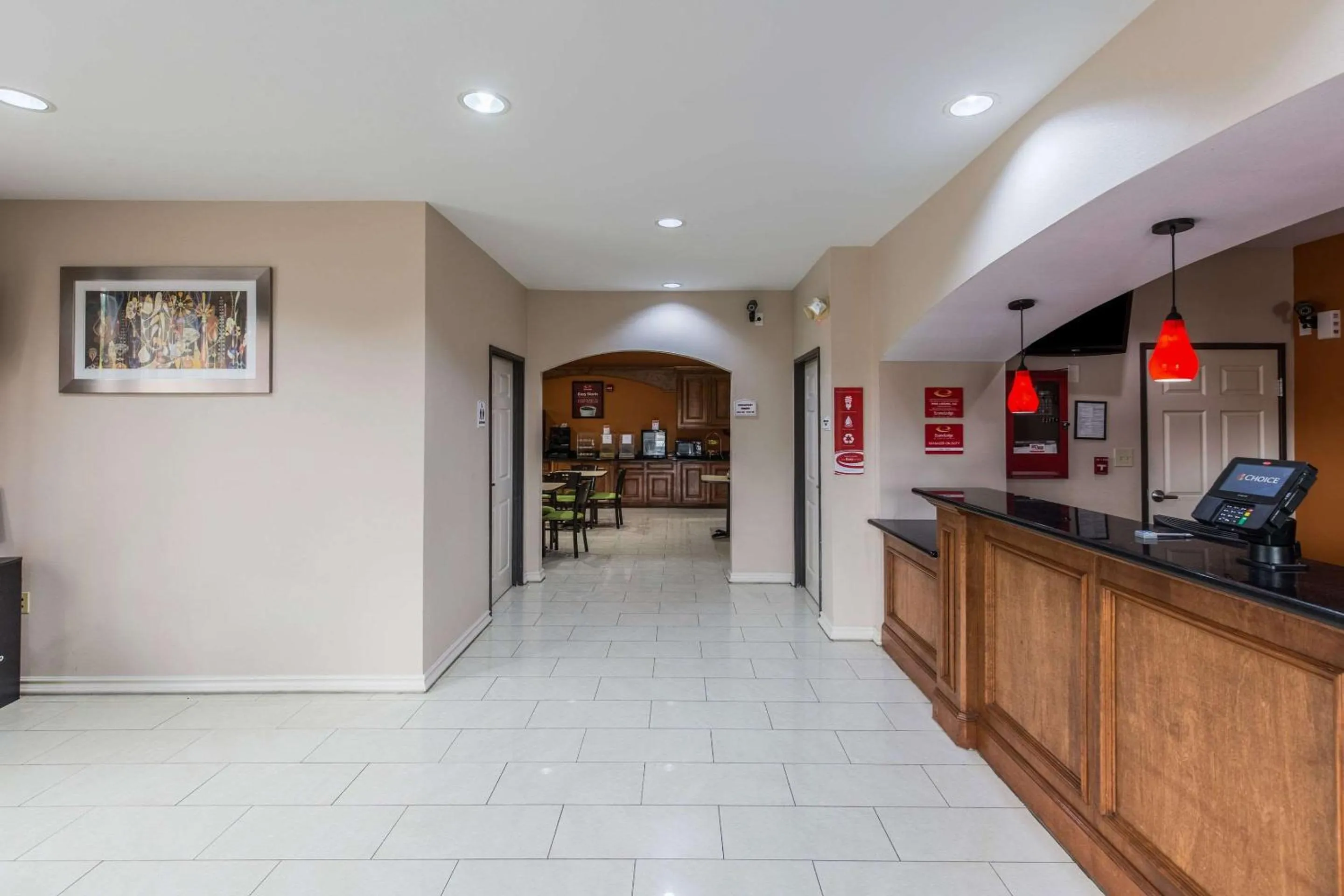 Lobby or reception in Quality Inn & Suites Bridge City Orange