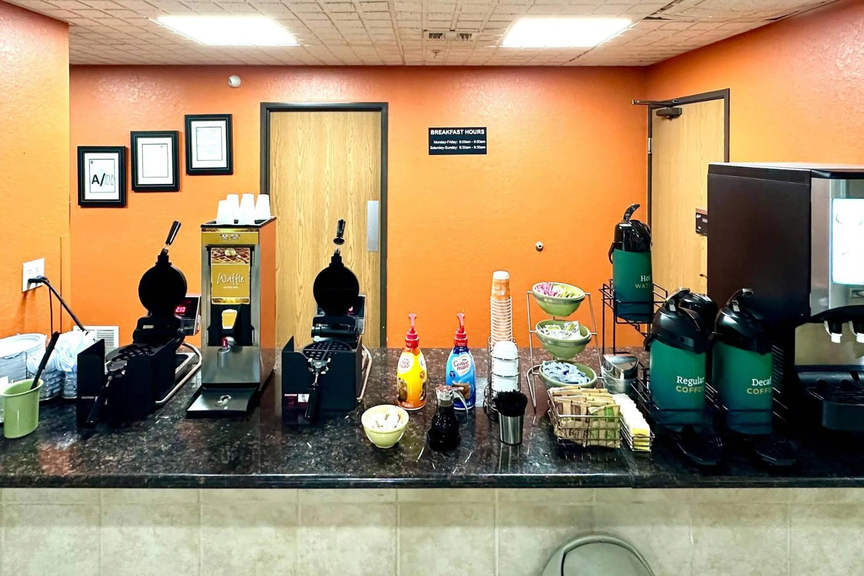 Breakfast in Quality Suites San Antonio Brooks City Base