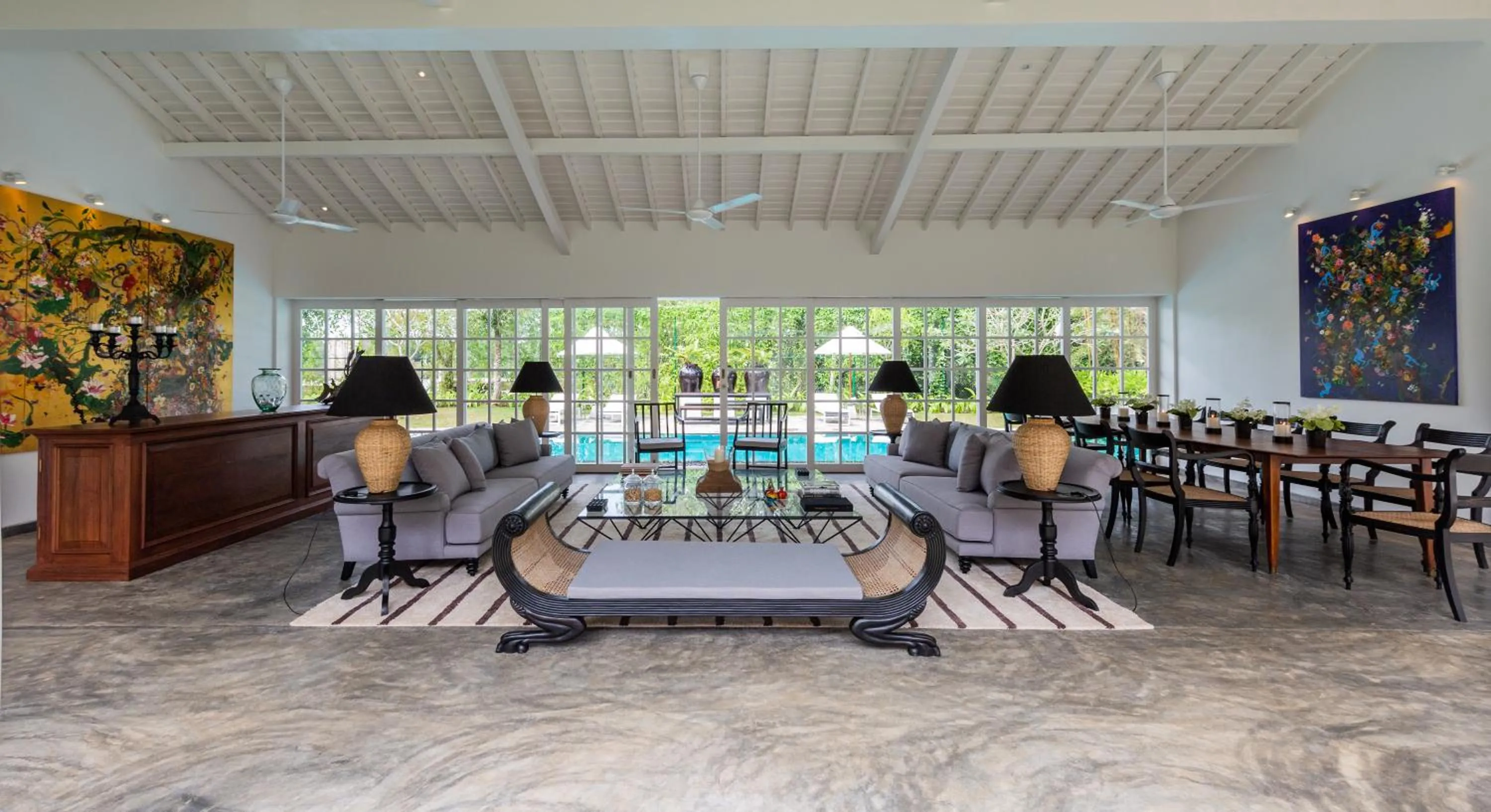 Living room in Nyne Hotels Leela Walauwwa - Bentota