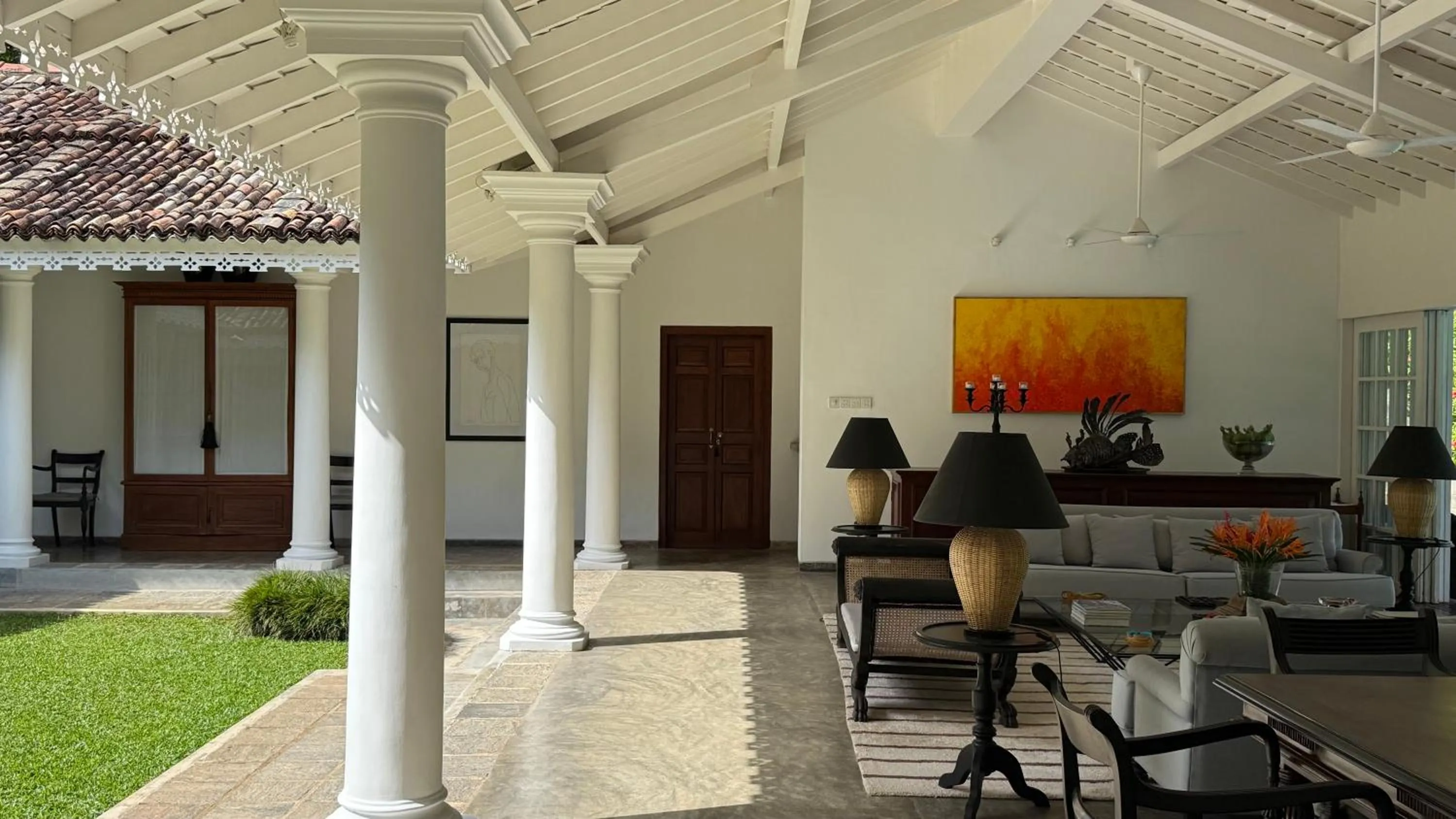 Living room in Nyne Hotels Leela Walauwwa - Bentota