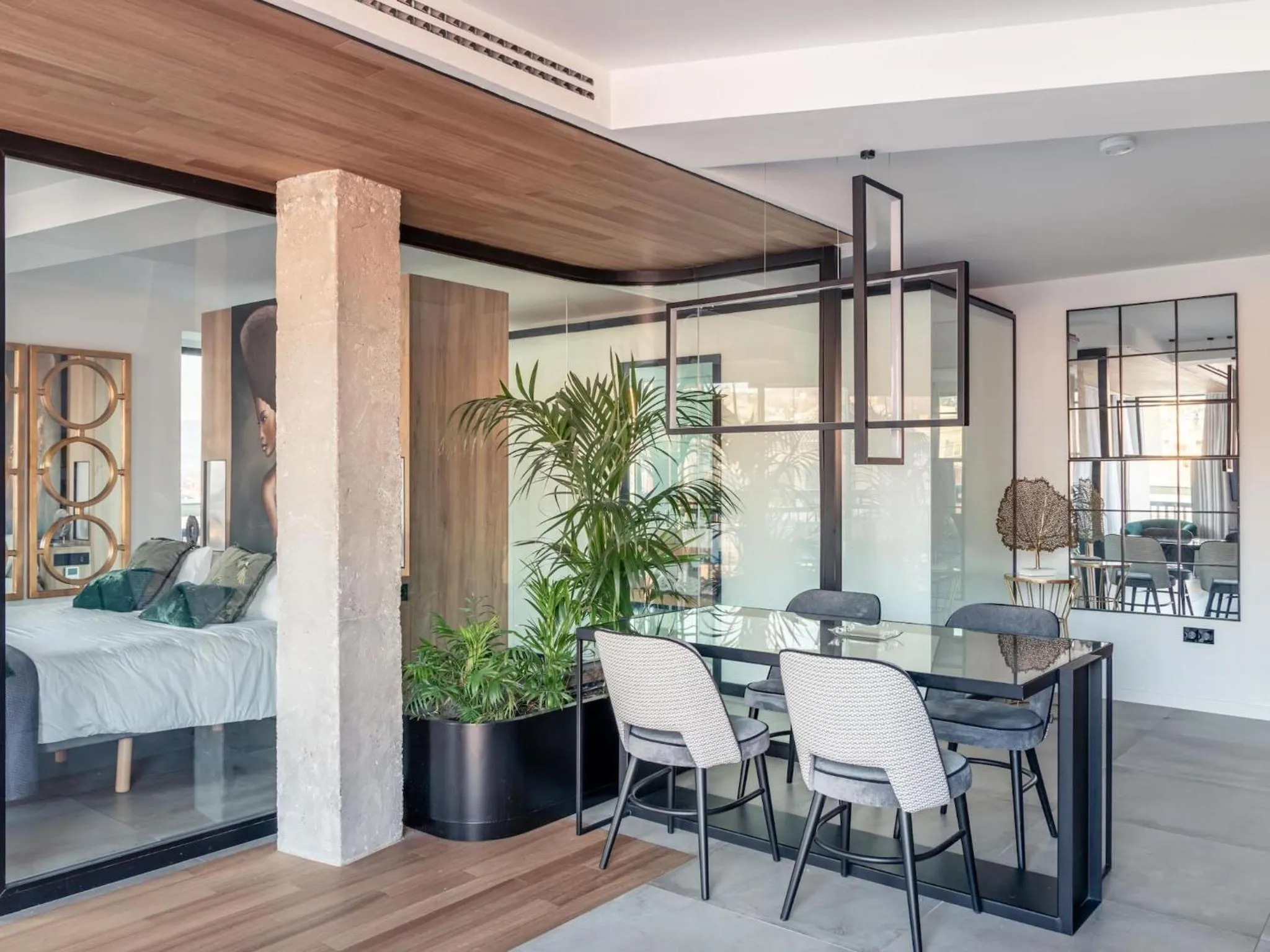 Living room in Luxury Alhambra Penthouse Collection