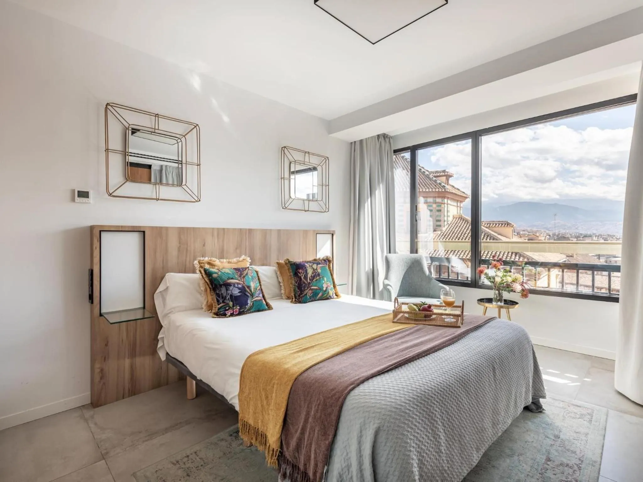 Bed in Luxury Alhambra Penthouse Collection