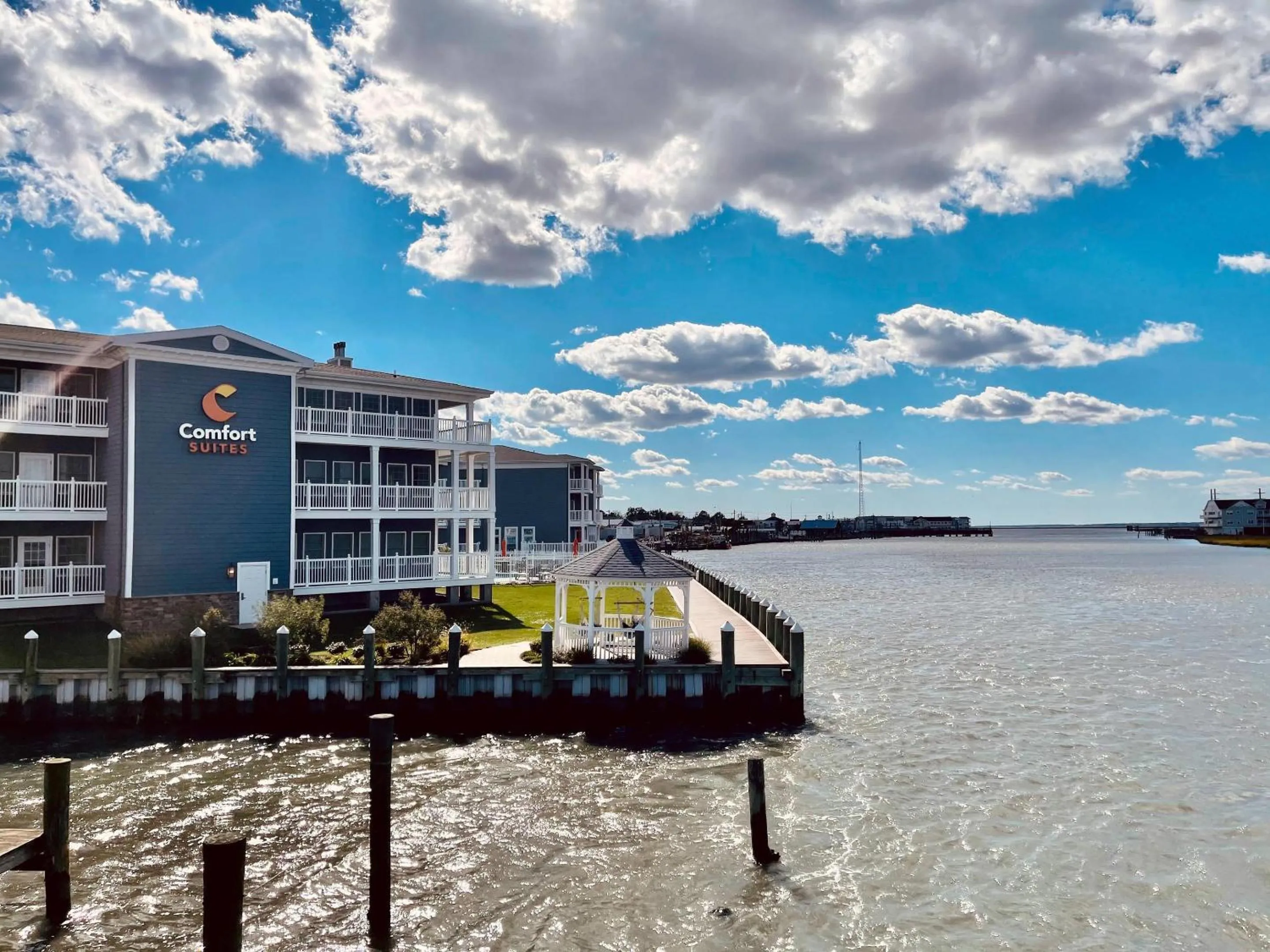 Property building in Comfort Suites Chincoteague Island Bayfront Resort