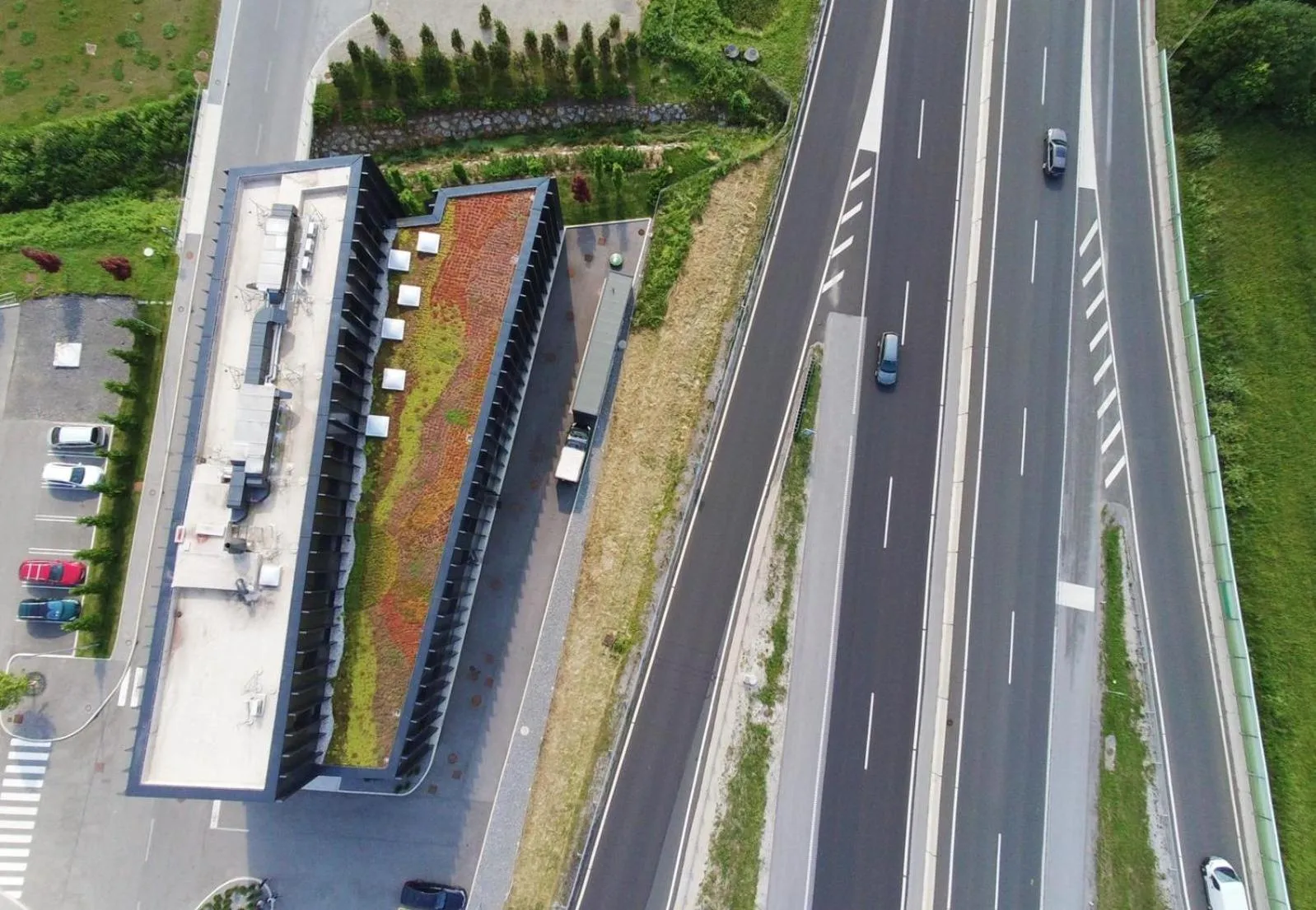 Bird's eye view in Hotel A plus