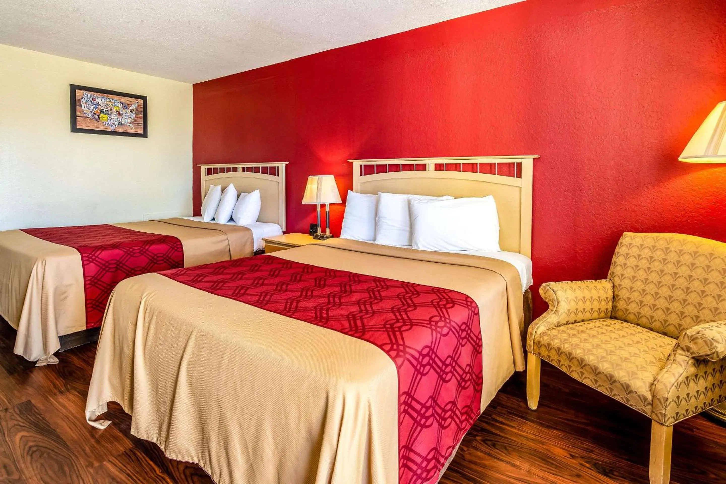Double Room with Two Double Beds - Non-Smoking in Econo Lodge Christiansburg-Blacksburg I-81