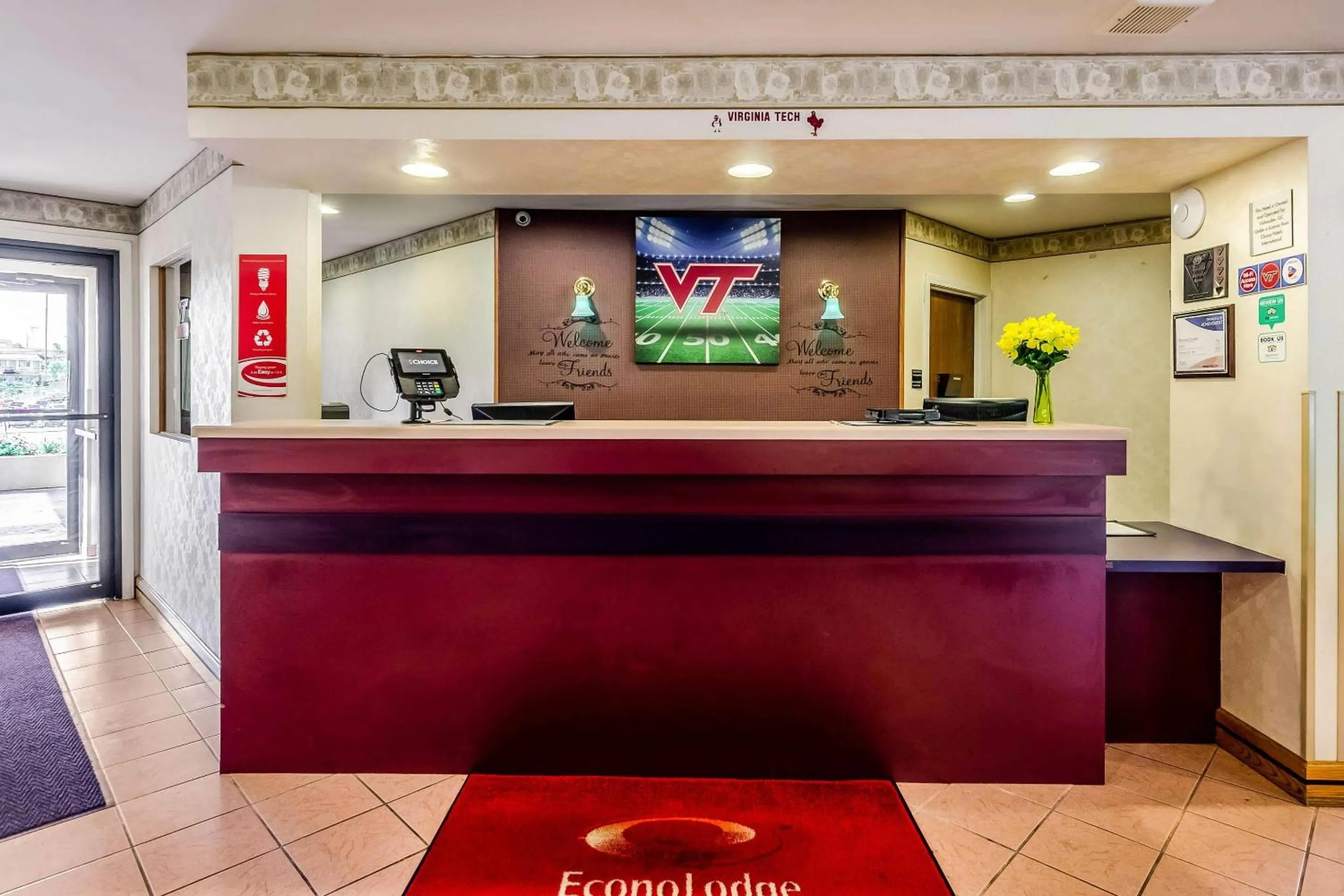 Lobby or reception in Econo Lodge Christiansburg-Blacksburg I-81