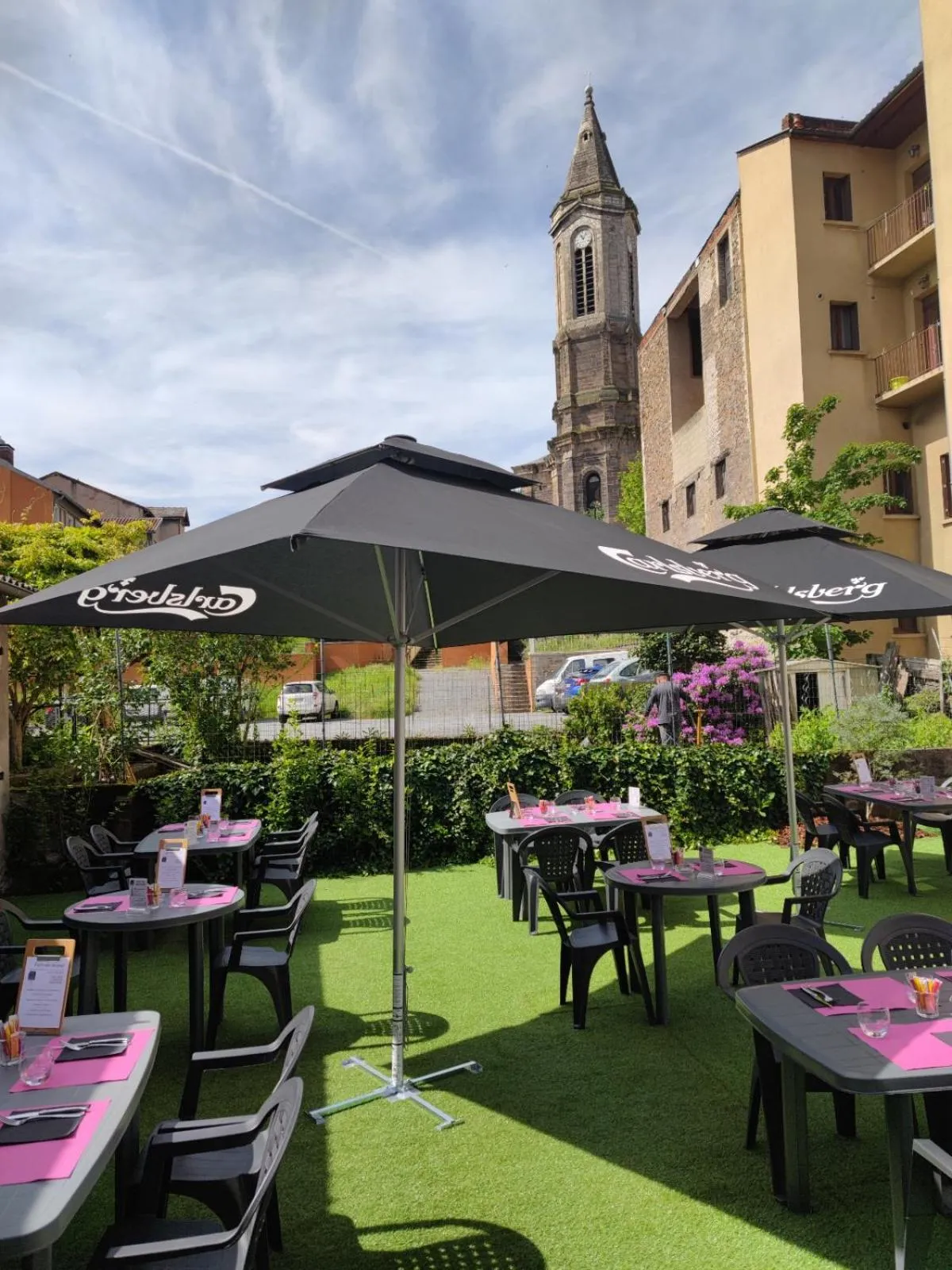 Patio in Hôtel Malpel