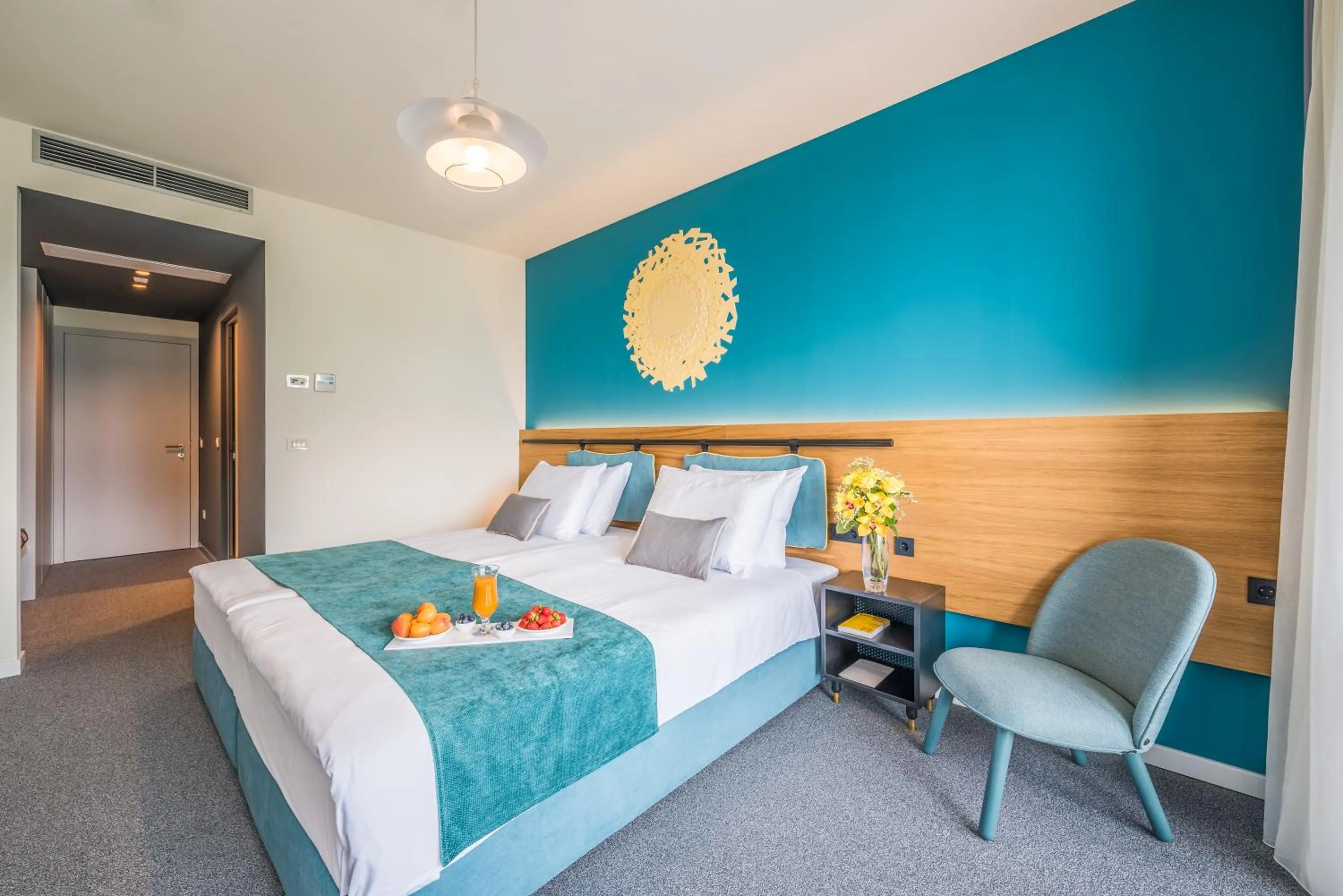 Bedroom, Bed in Hotel Nestos