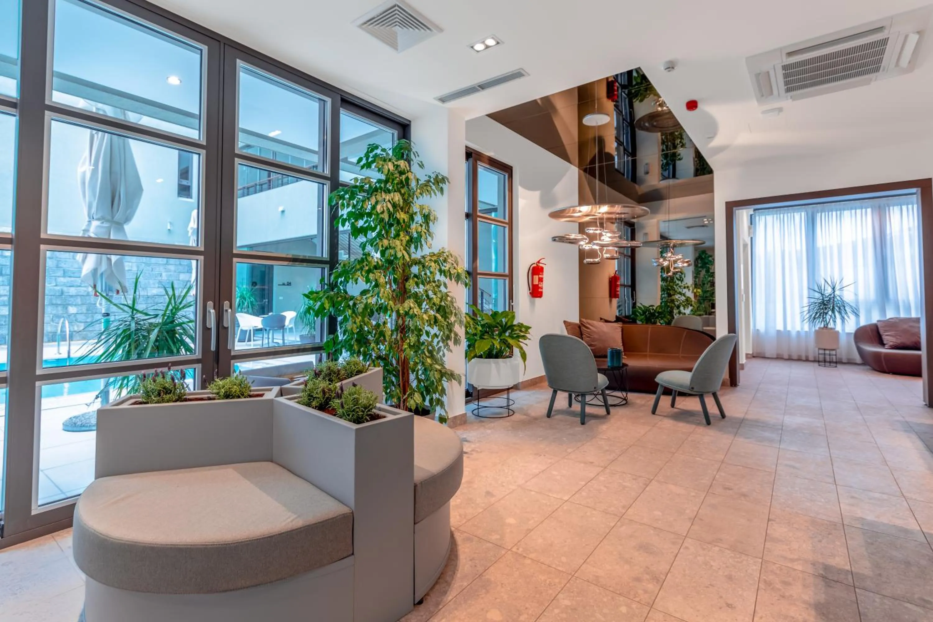 Lobby or reception in Hotel Nestos