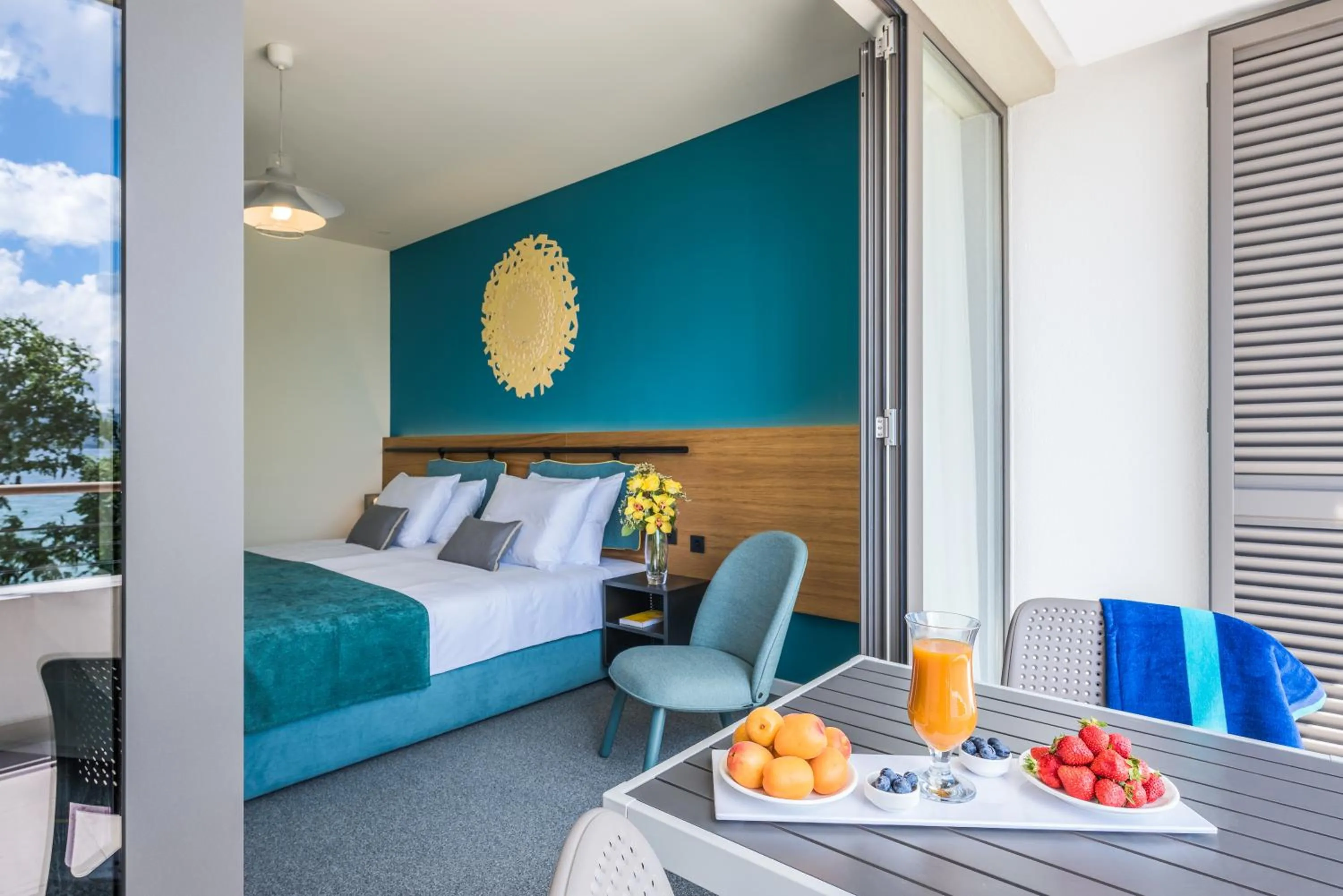 Bedroom, Bed in Hotel Nestos