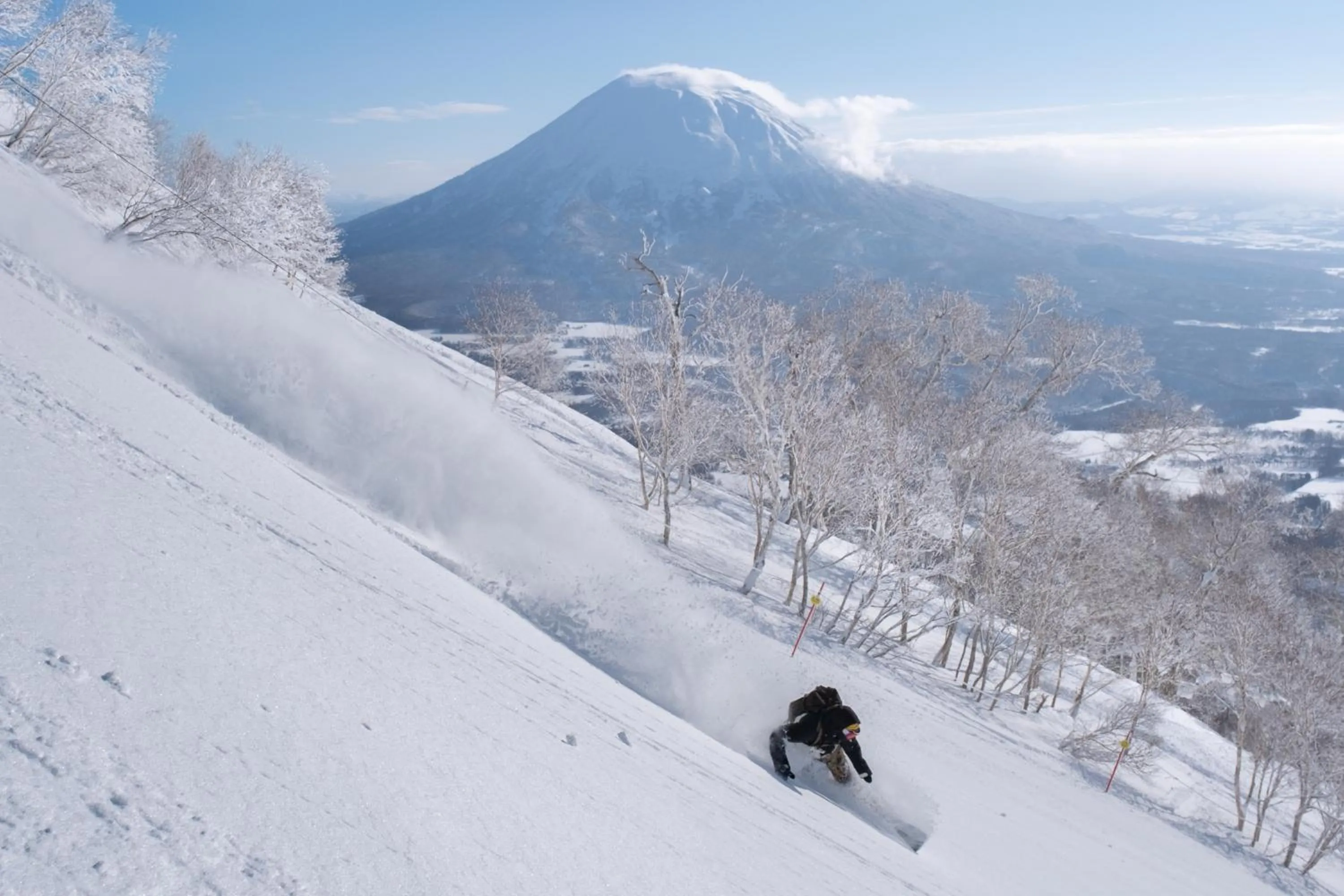 Skiing in Hinode Hills Niseko Village