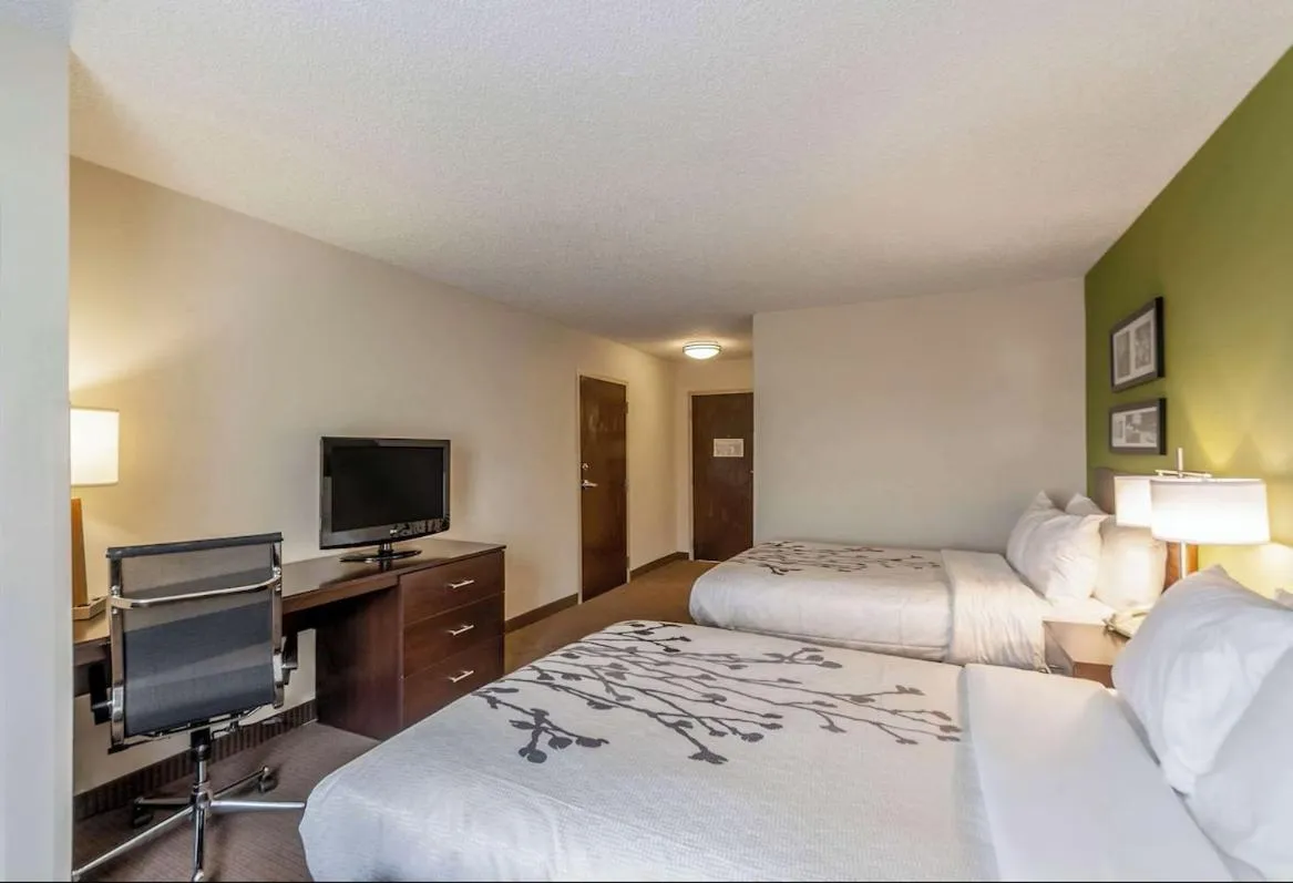 Bed in Sleep Inn & Suites Harrisonburg near University