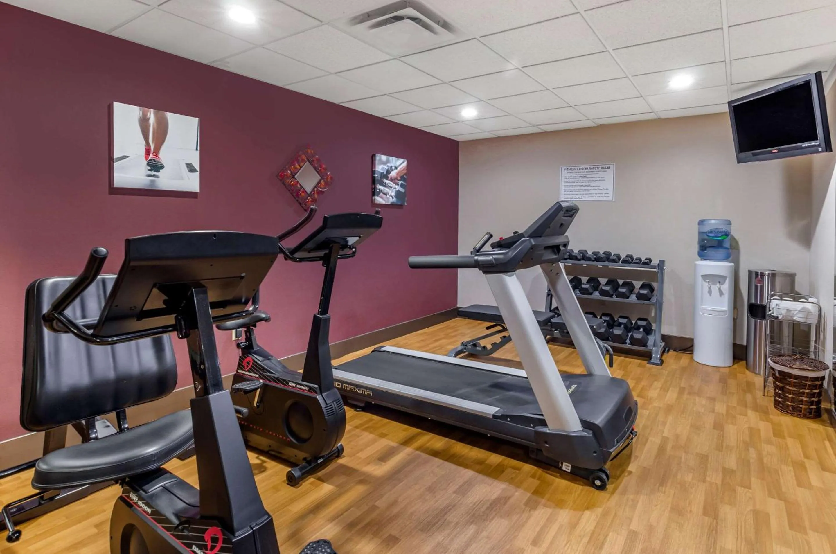 Fitness centre/facilities in Comfort Inn Waynesboro