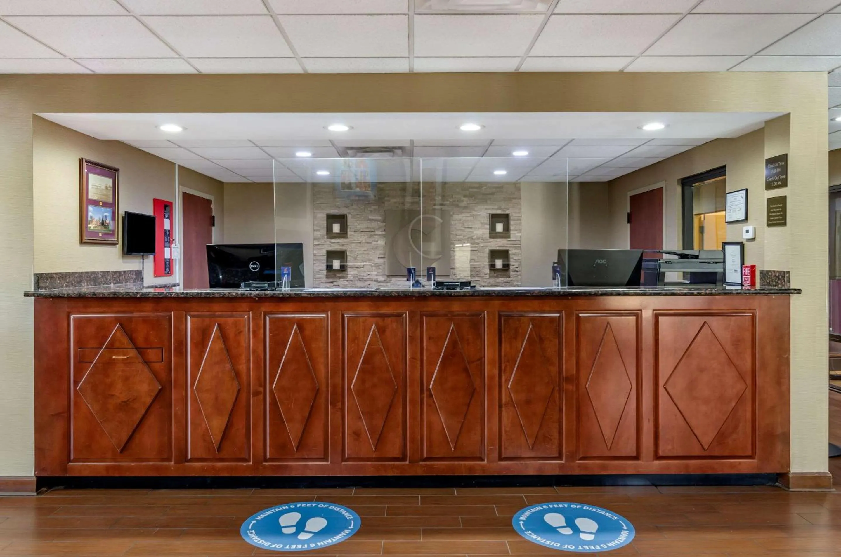 Lobby or reception in Comfort Inn Waynesboro