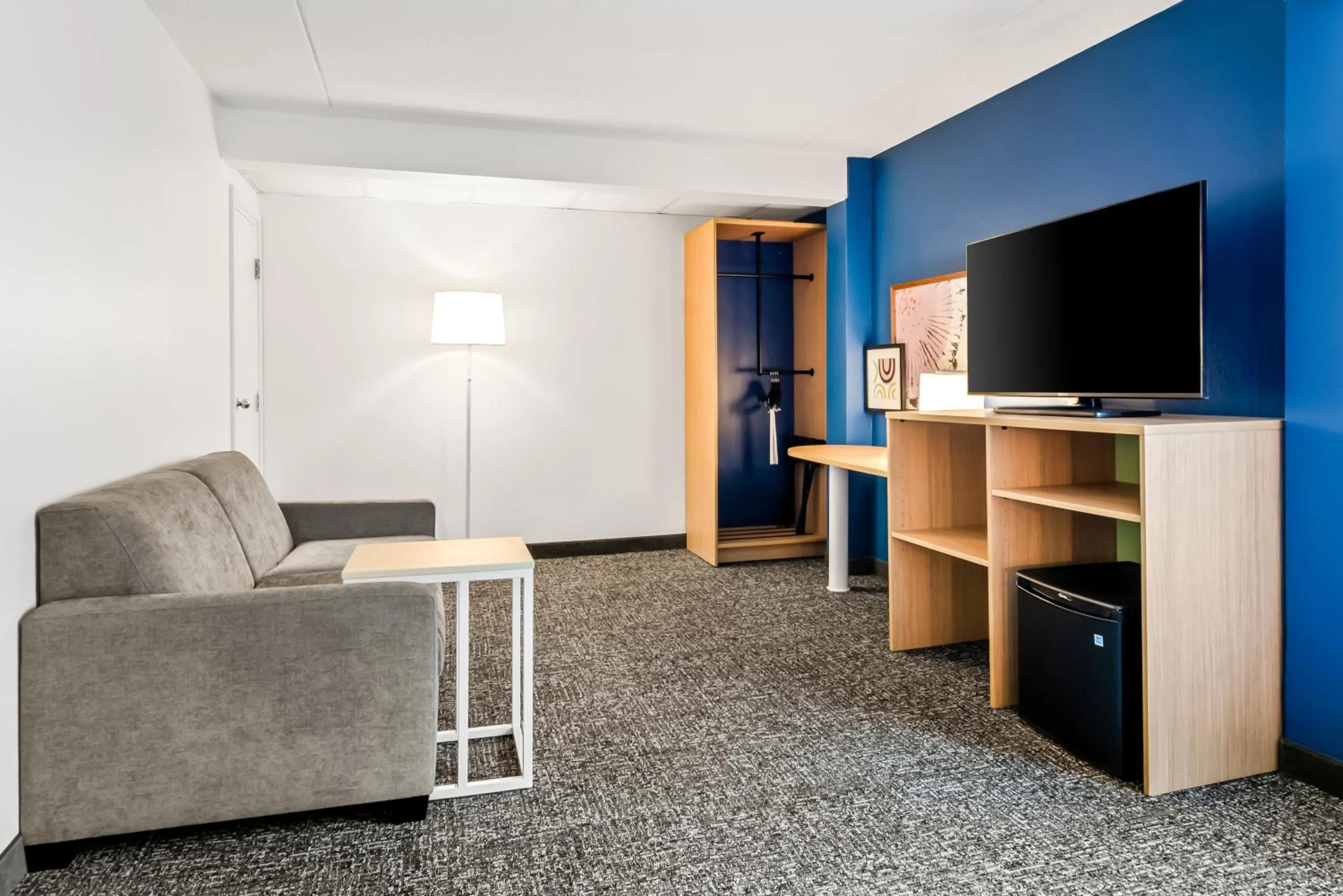 Seating area in Spark by Hilton Lexington