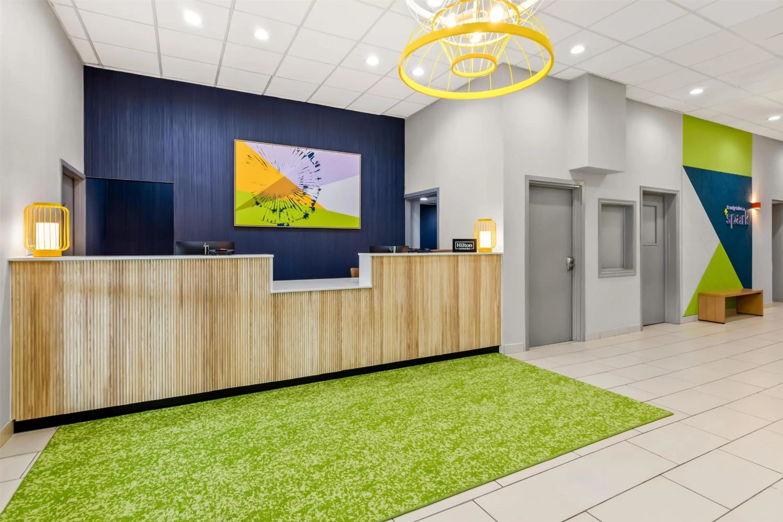 Lobby or reception in Spark by Hilton Lexington