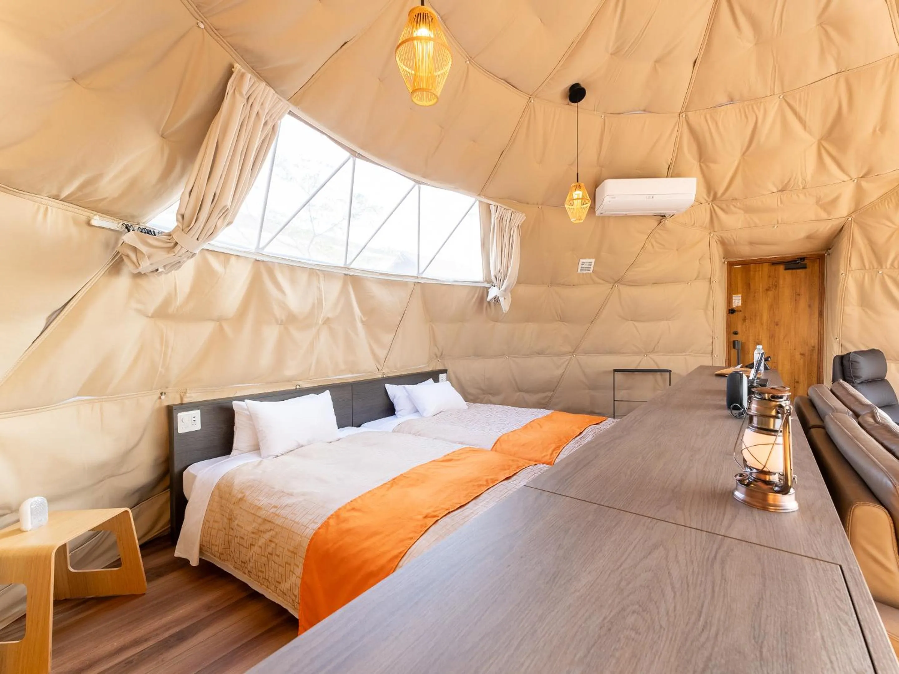 Bed in LiVEMAX RESORT Sakurajima Sea Front