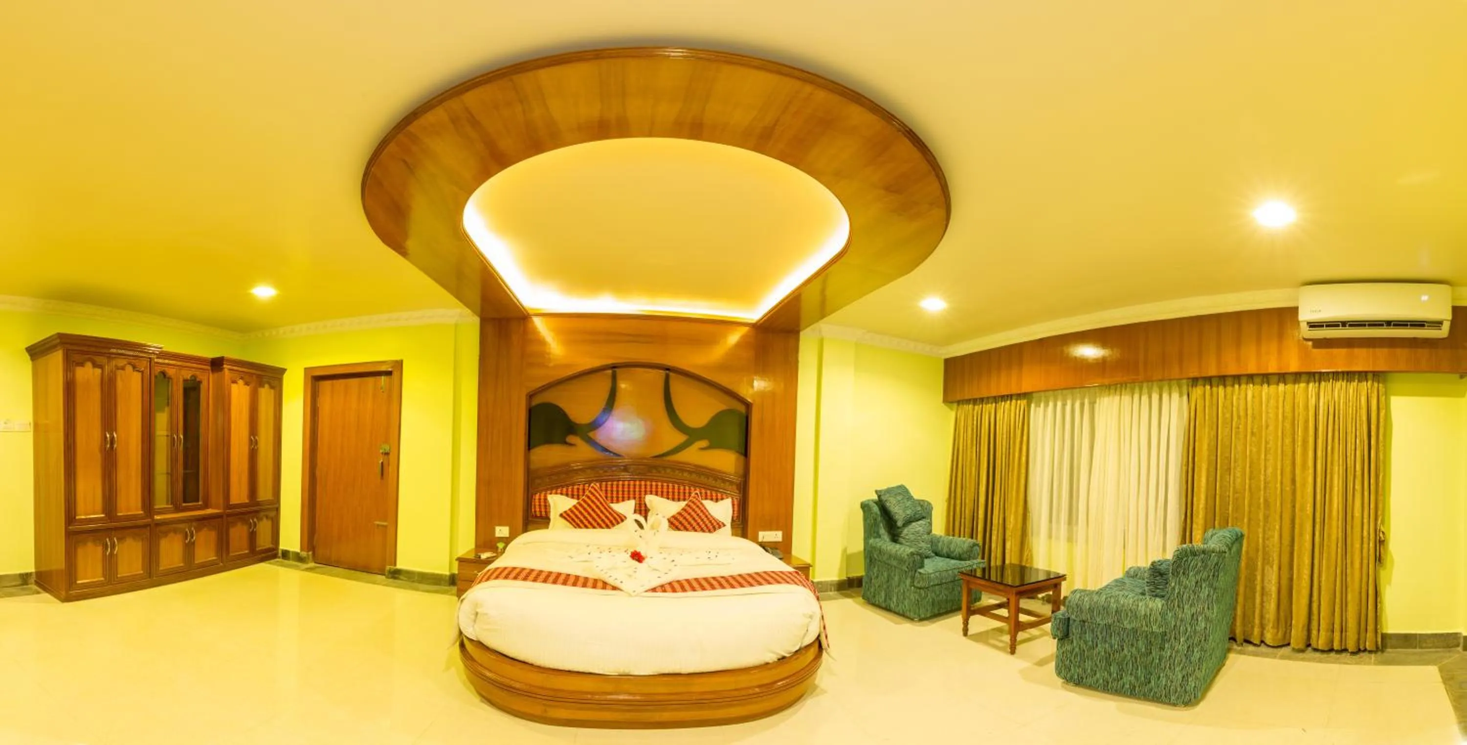 Living room in Hotel Earth Light Sauraha