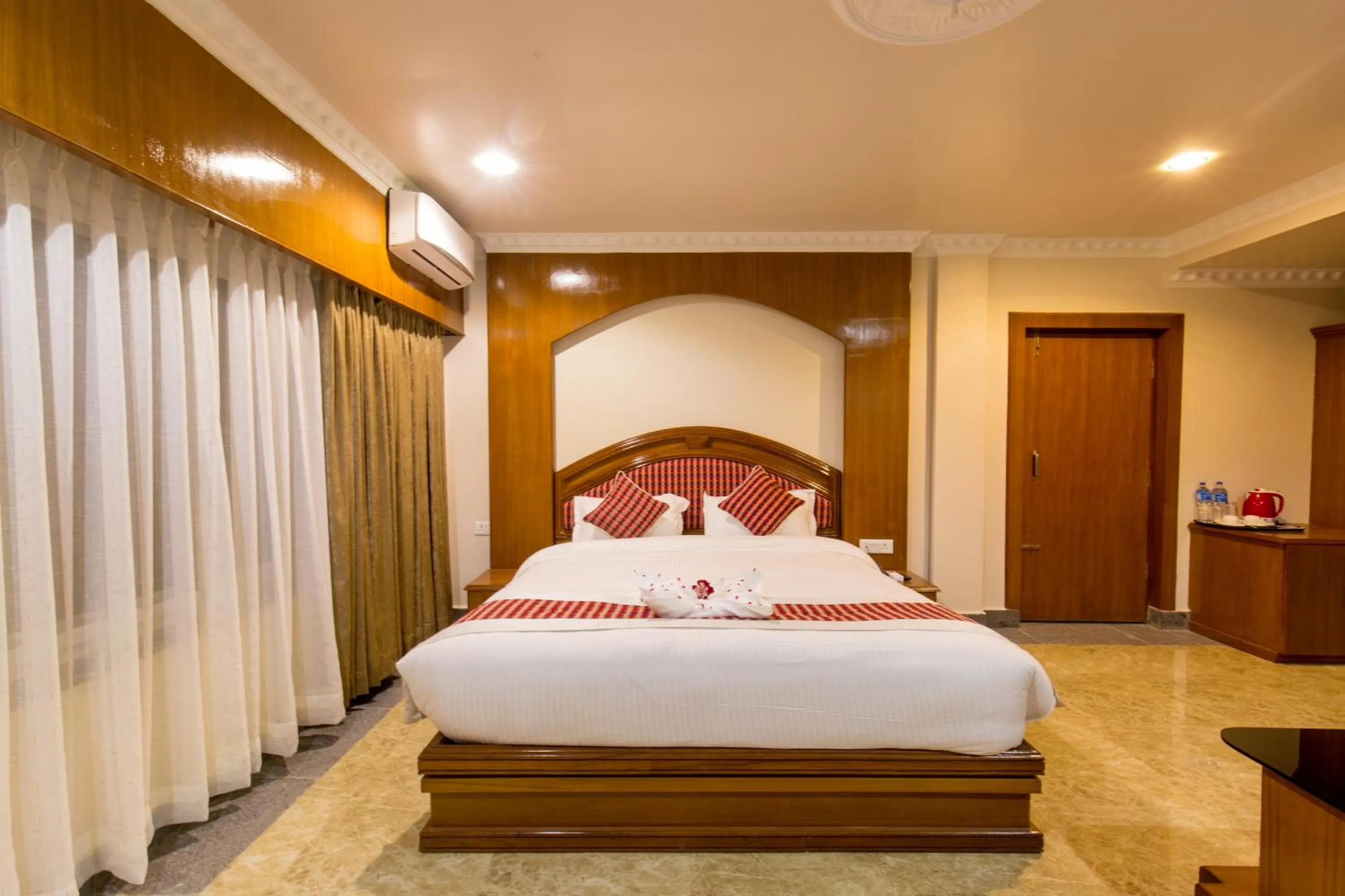 Bed in Hotel Earth Light Sauraha