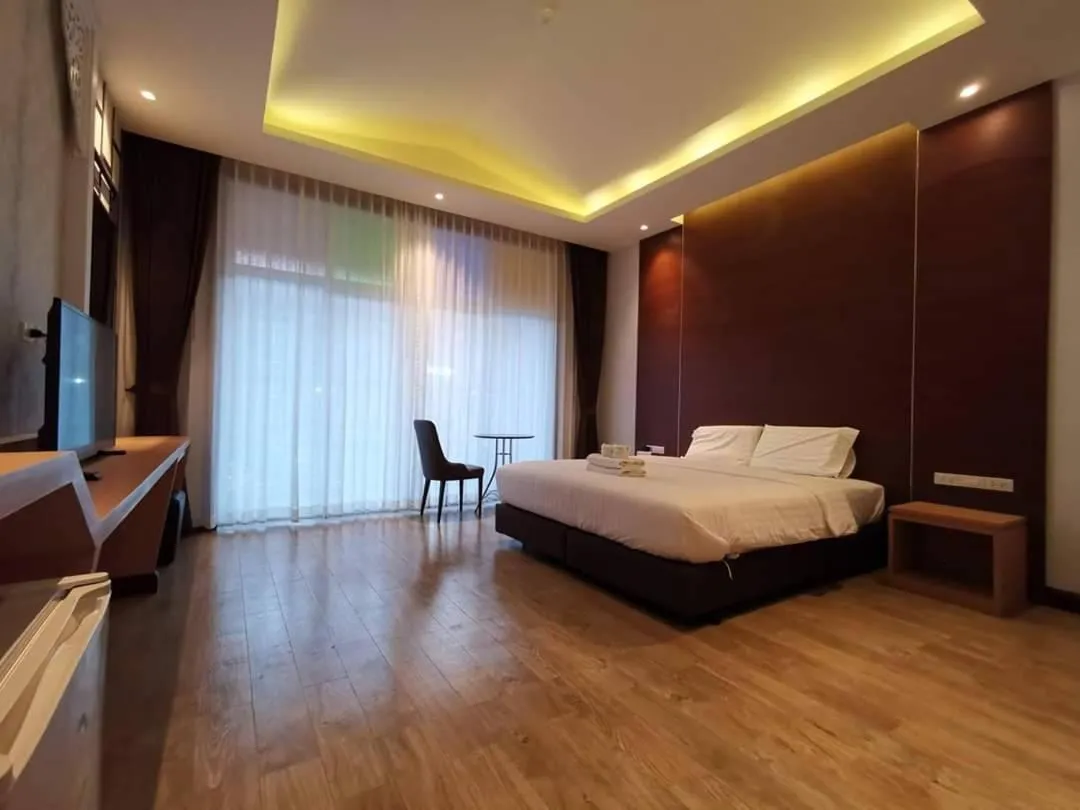 Bed in Southern Airport Hotel Hatyai