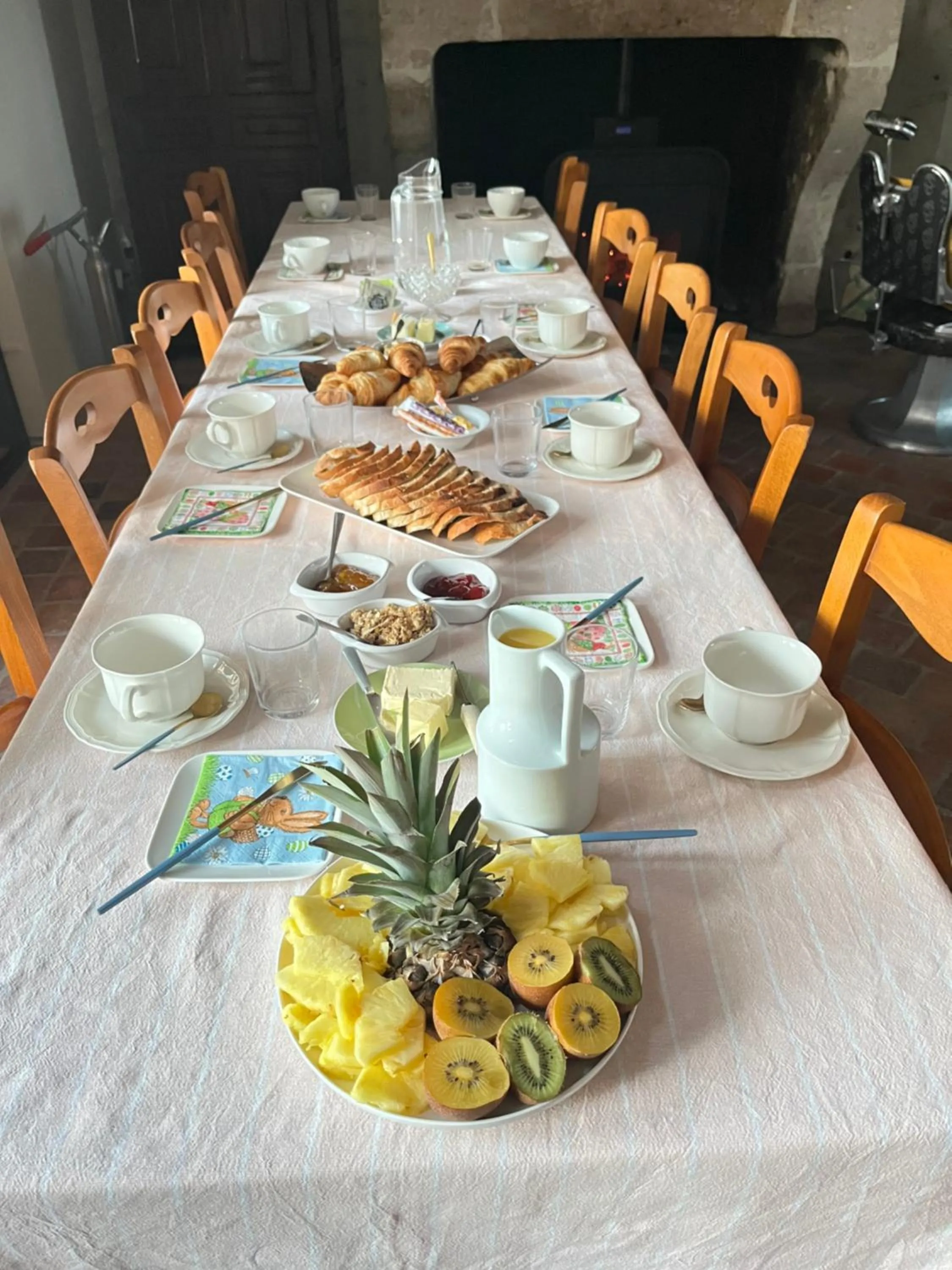 Breakfast in Les Salamandres