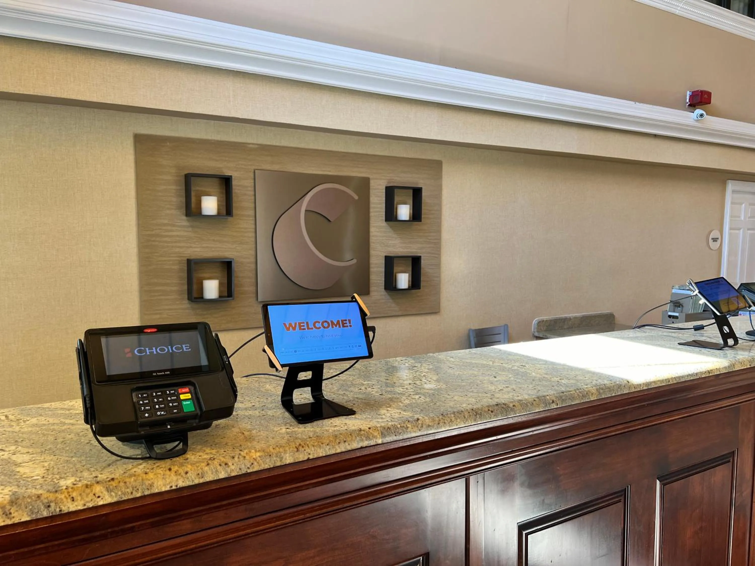 Lobby or reception in Comfort Inn