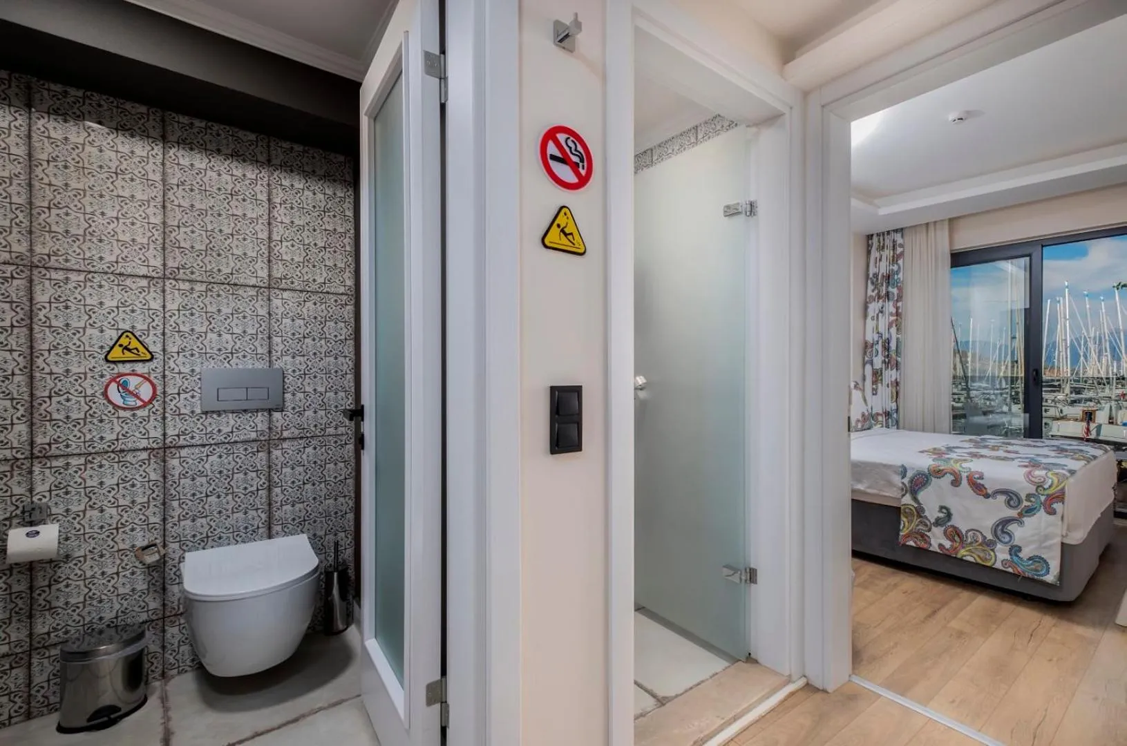 Bathroom in Ece Marina Suites