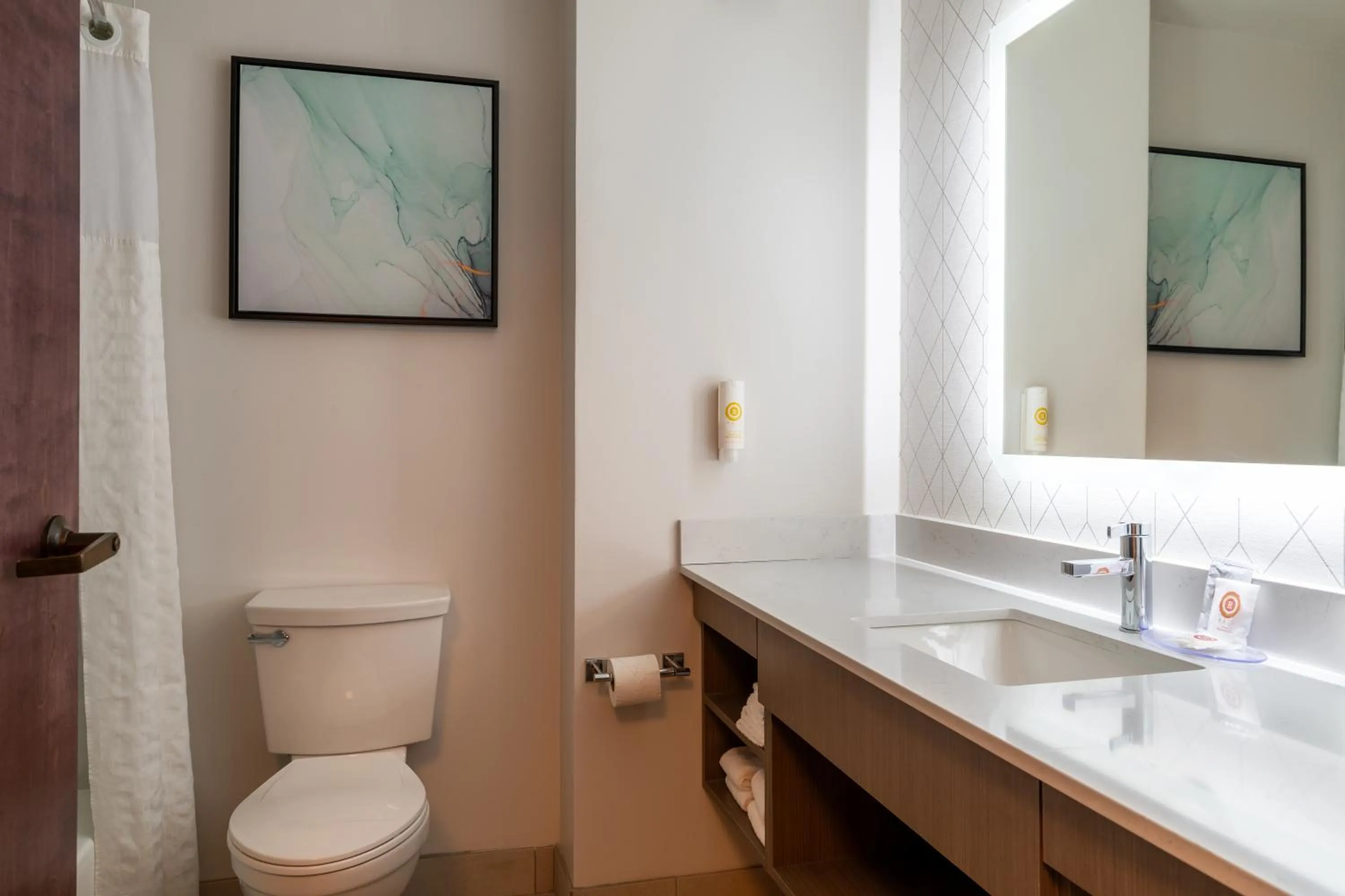 Bathroom in Comfort Inn & Suites Near Burke Mountain