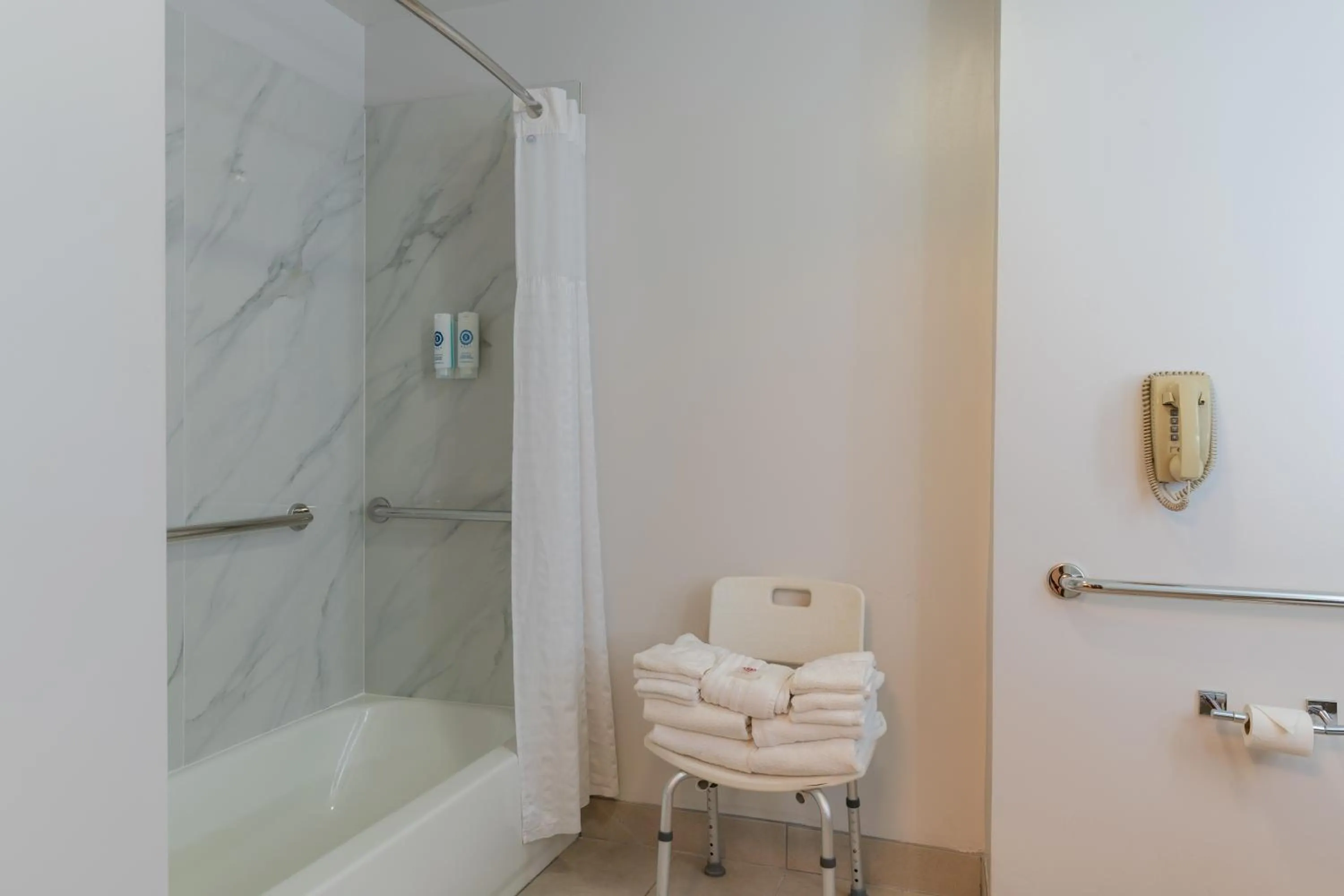 Bathroom in Comfort Inn & Suites Near Burke Mountain