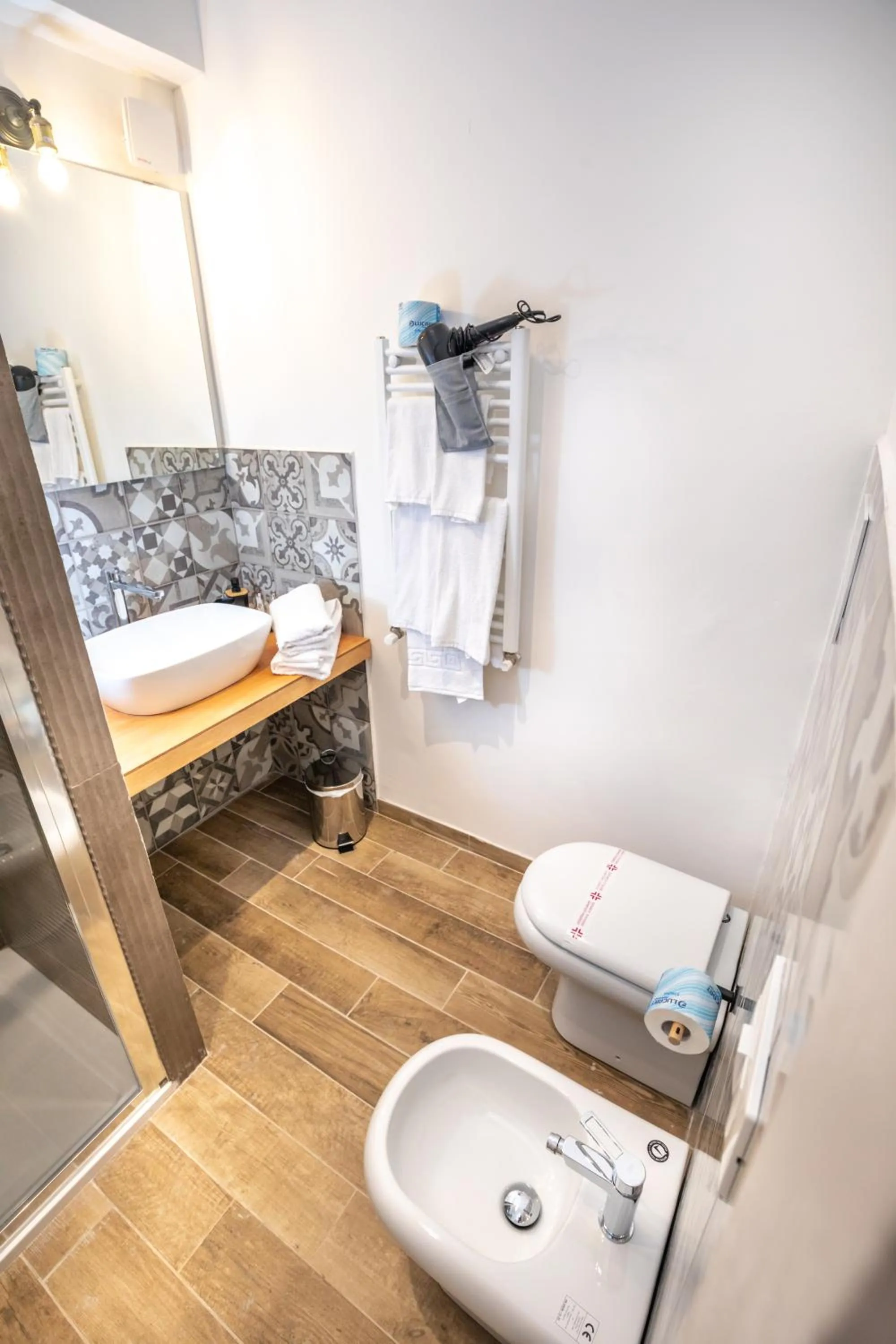 Shower in Leone Suite B&B & Restaurant AIC