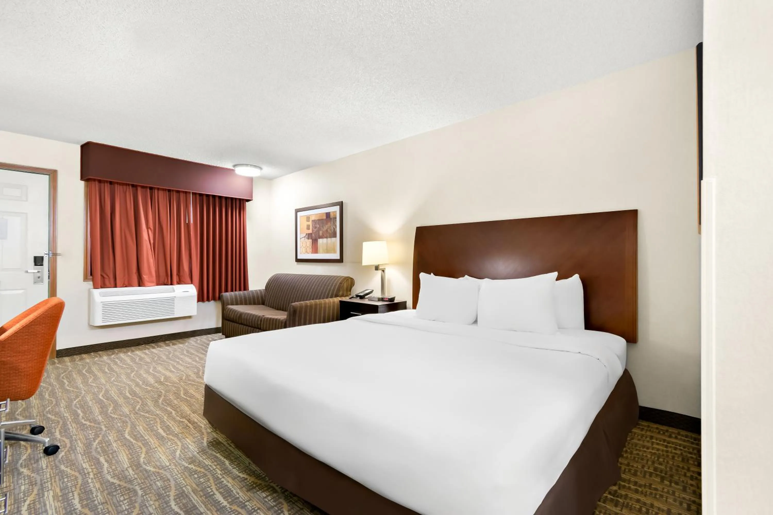 Bed in Quality Inn Mount Vernon