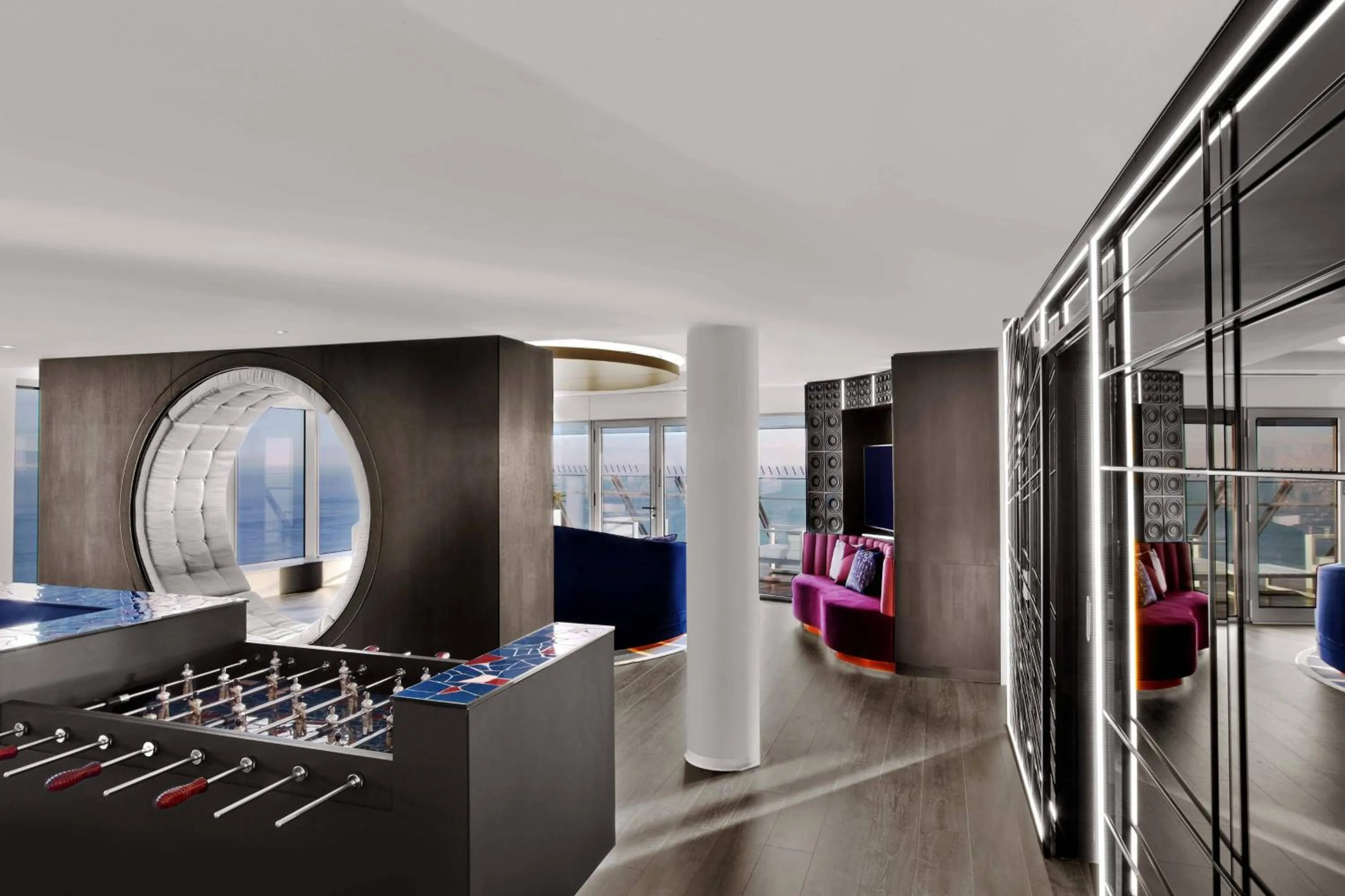 Living room in W Barcelona