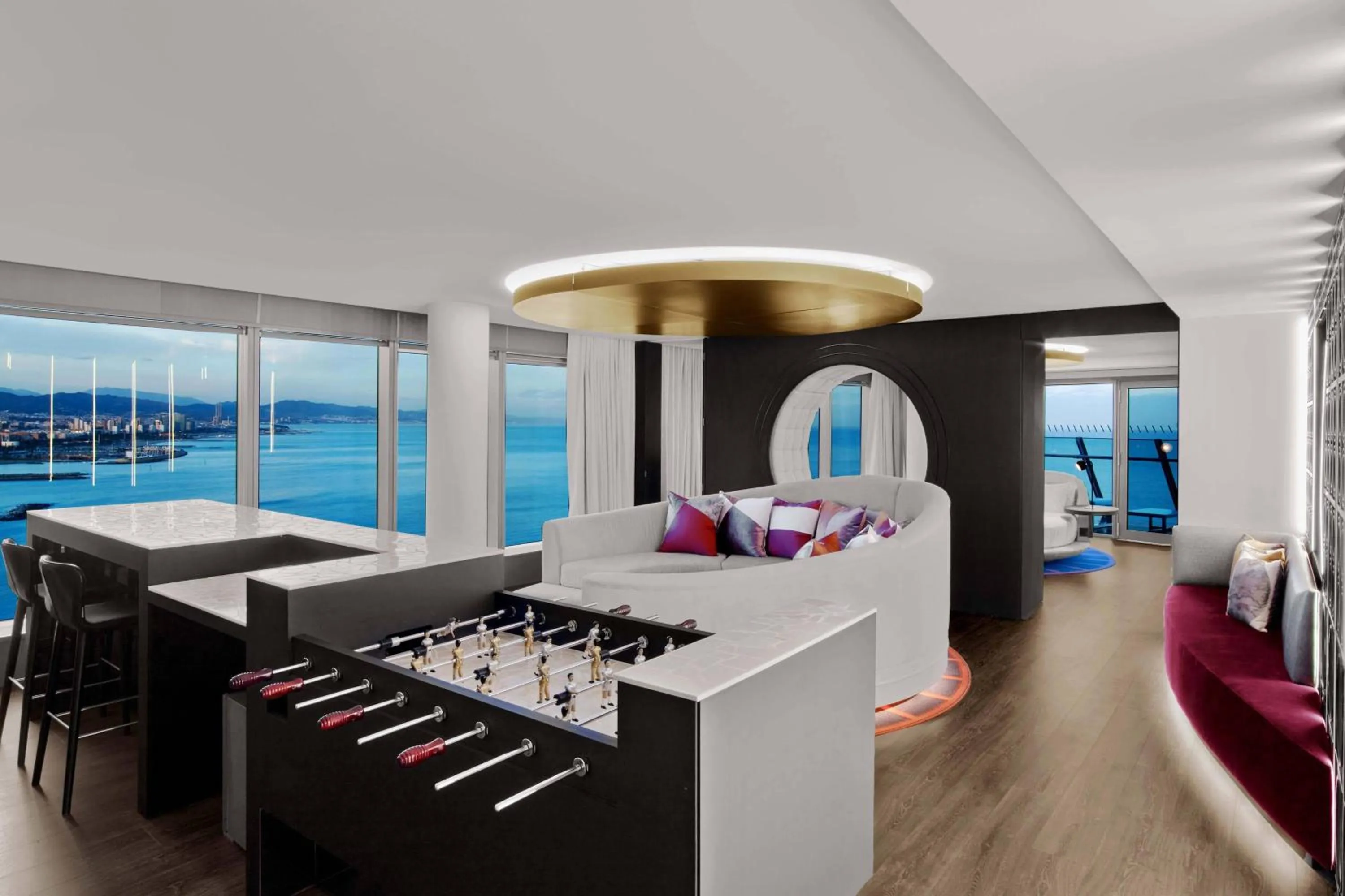 Photo of the whole room in W Barcelona