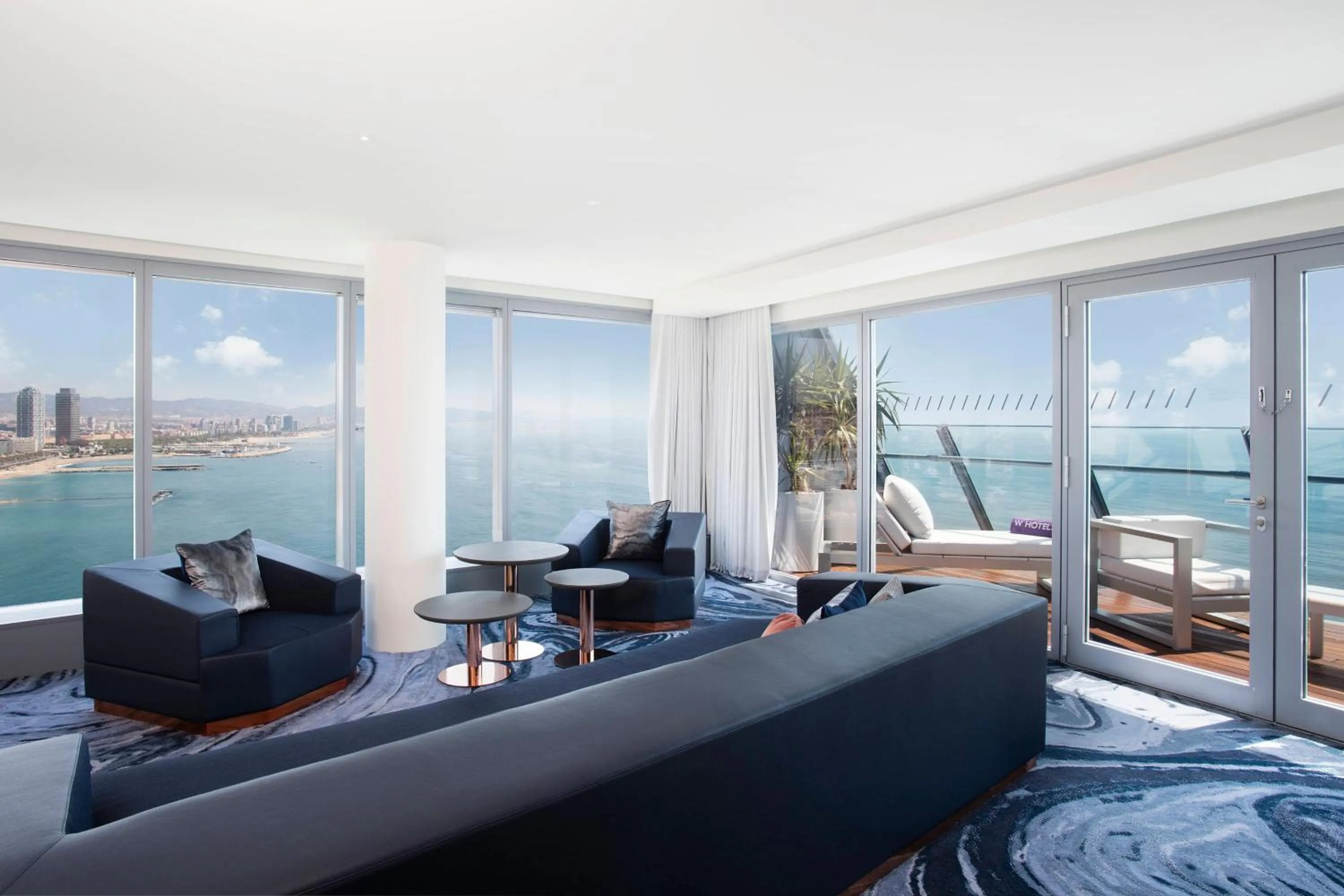 Living room in W Barcelona