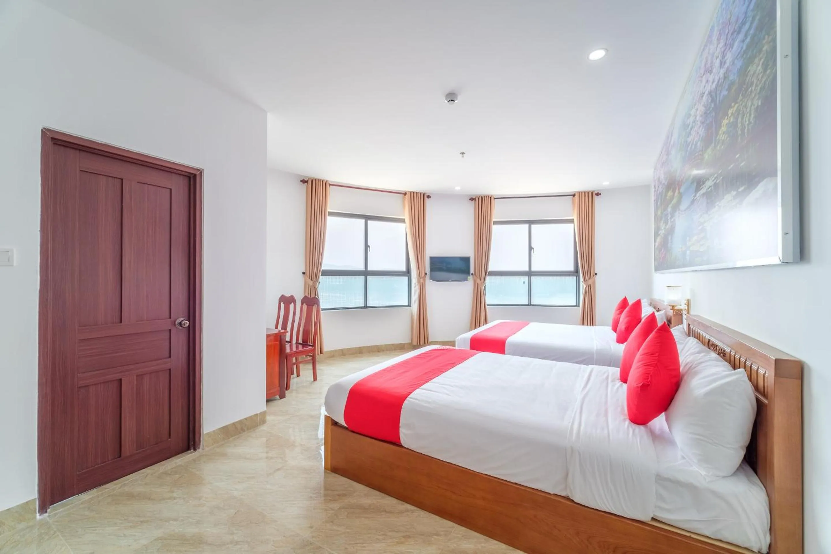 Bedroom, Bed in Capital O 215 An Duc Hotel Da Nang