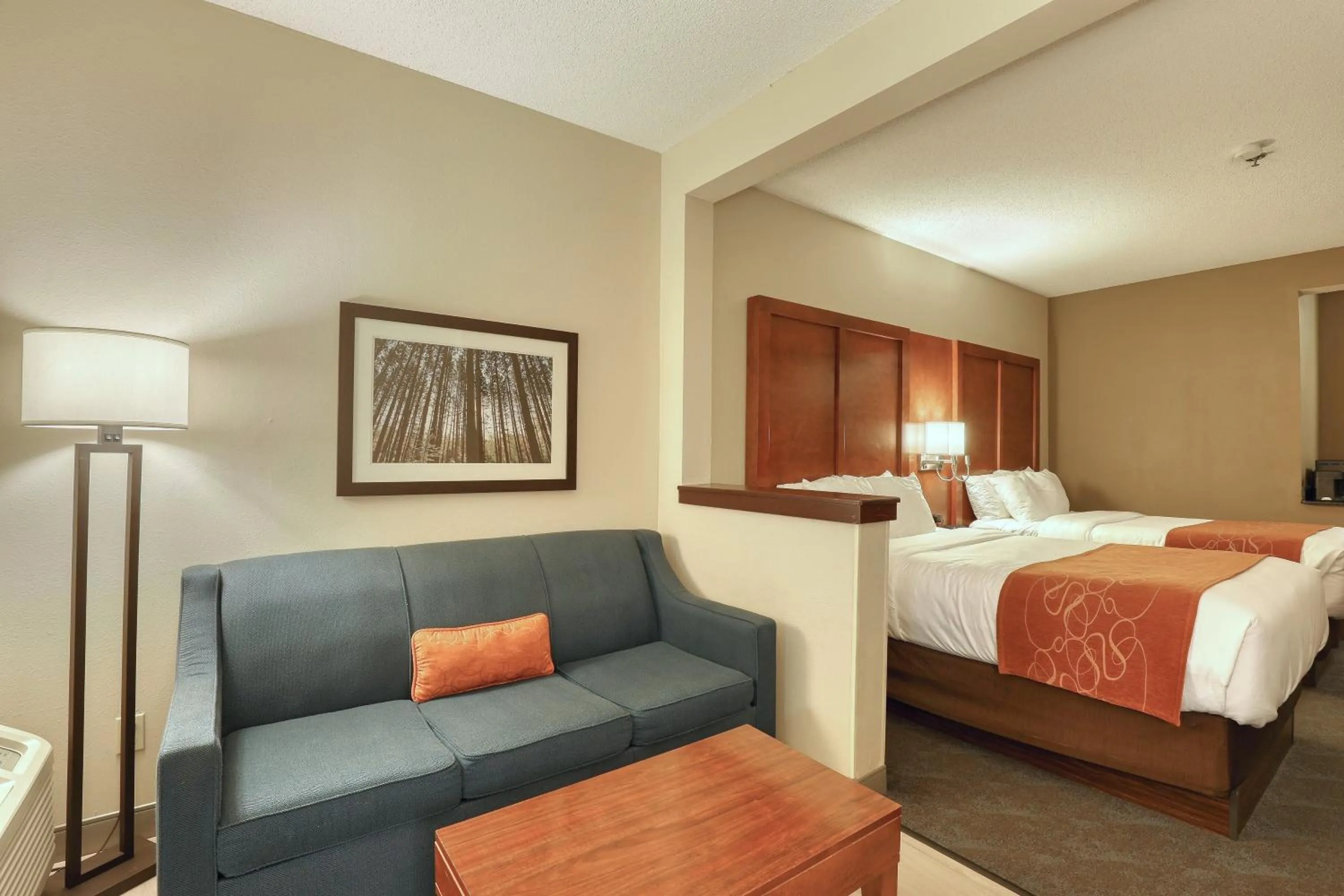 Bedroom, Bed in Comfort Suites Appleton Airport