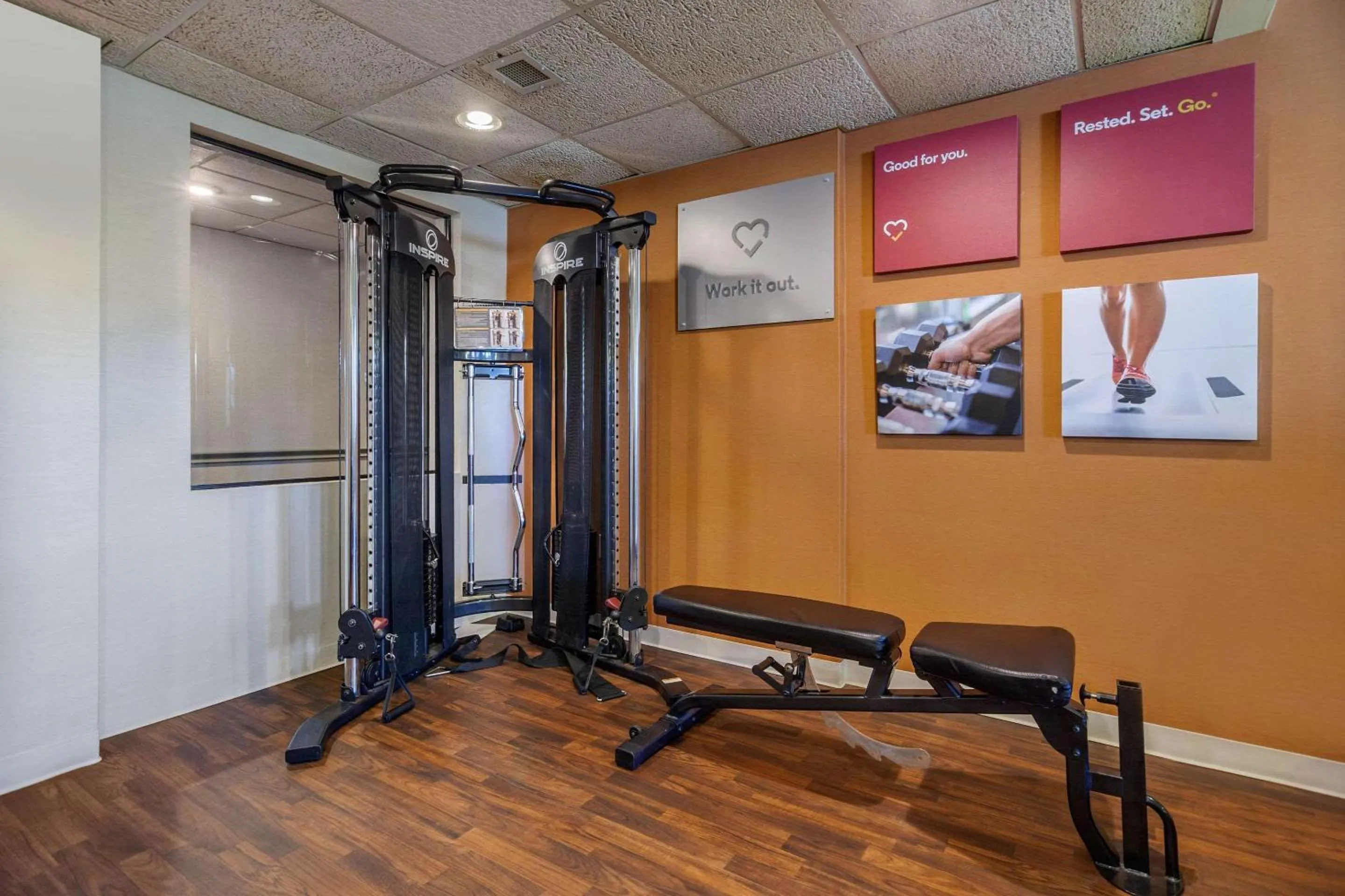 Fitness centre/facilities in Comfort Suites Green Bay West