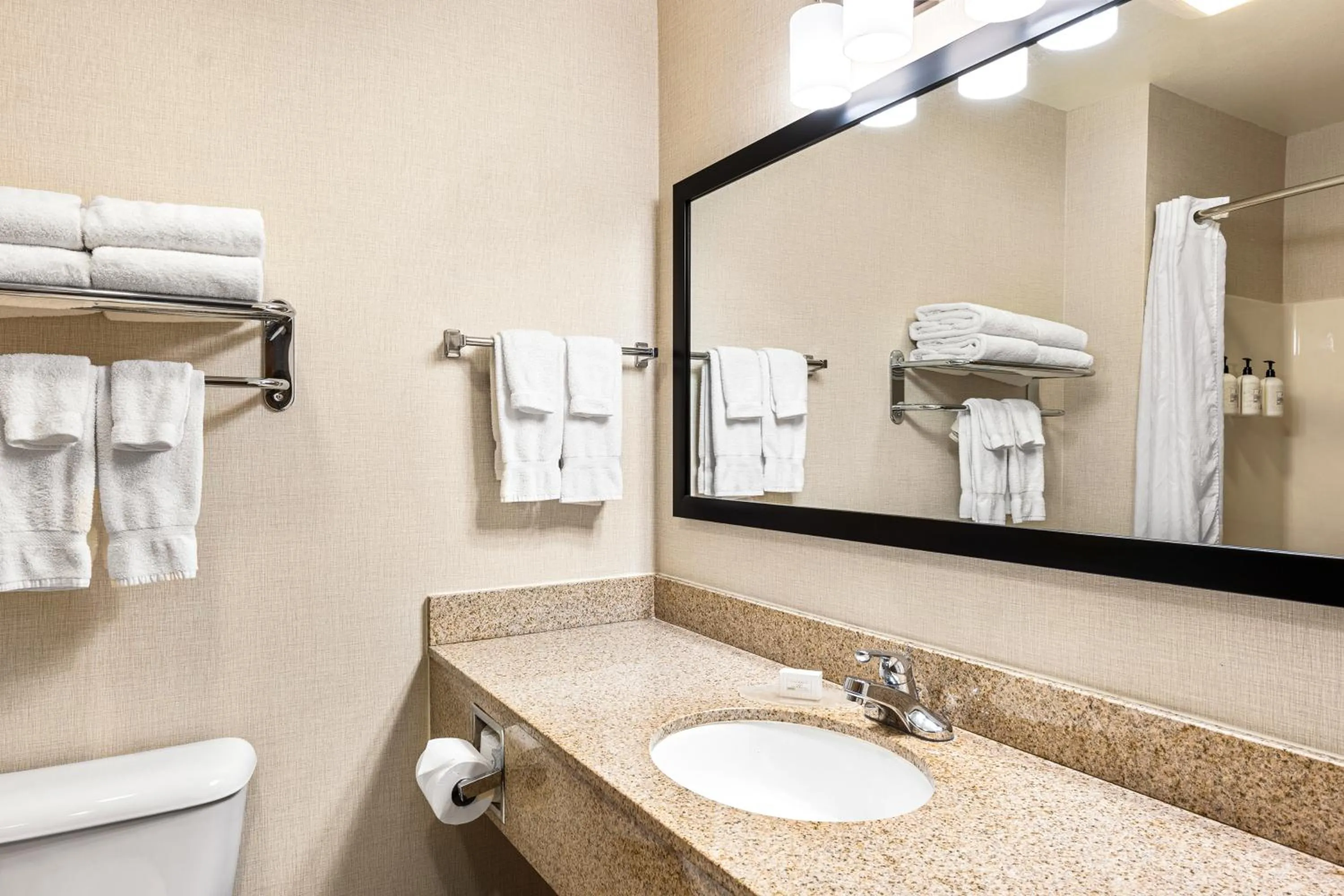 Bathroom in Boarders Inn & Suites by Cobblestone Hotels - Shawano