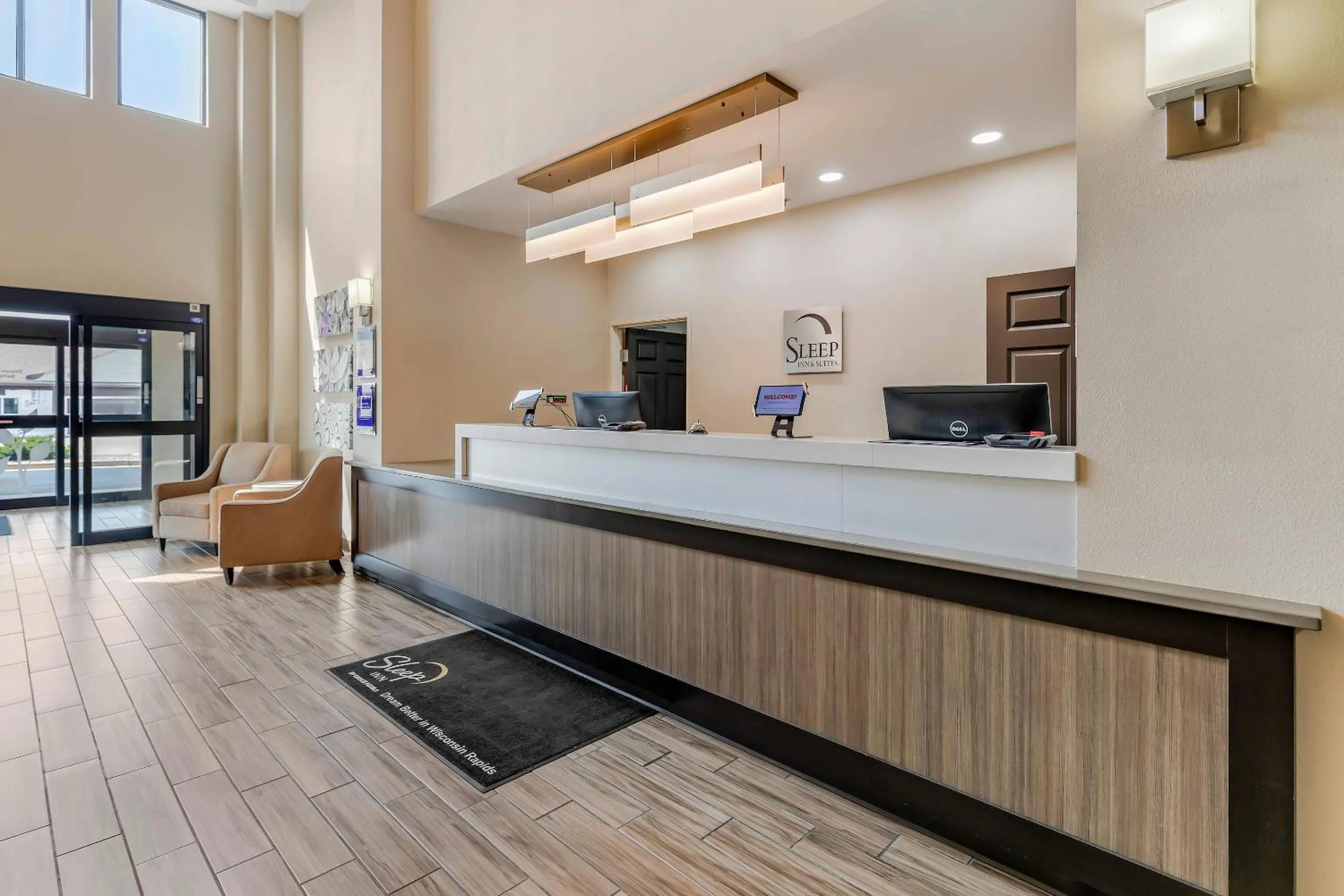 Lobby or reception in Sleep Inn & Suites Wisconsin Rapids
